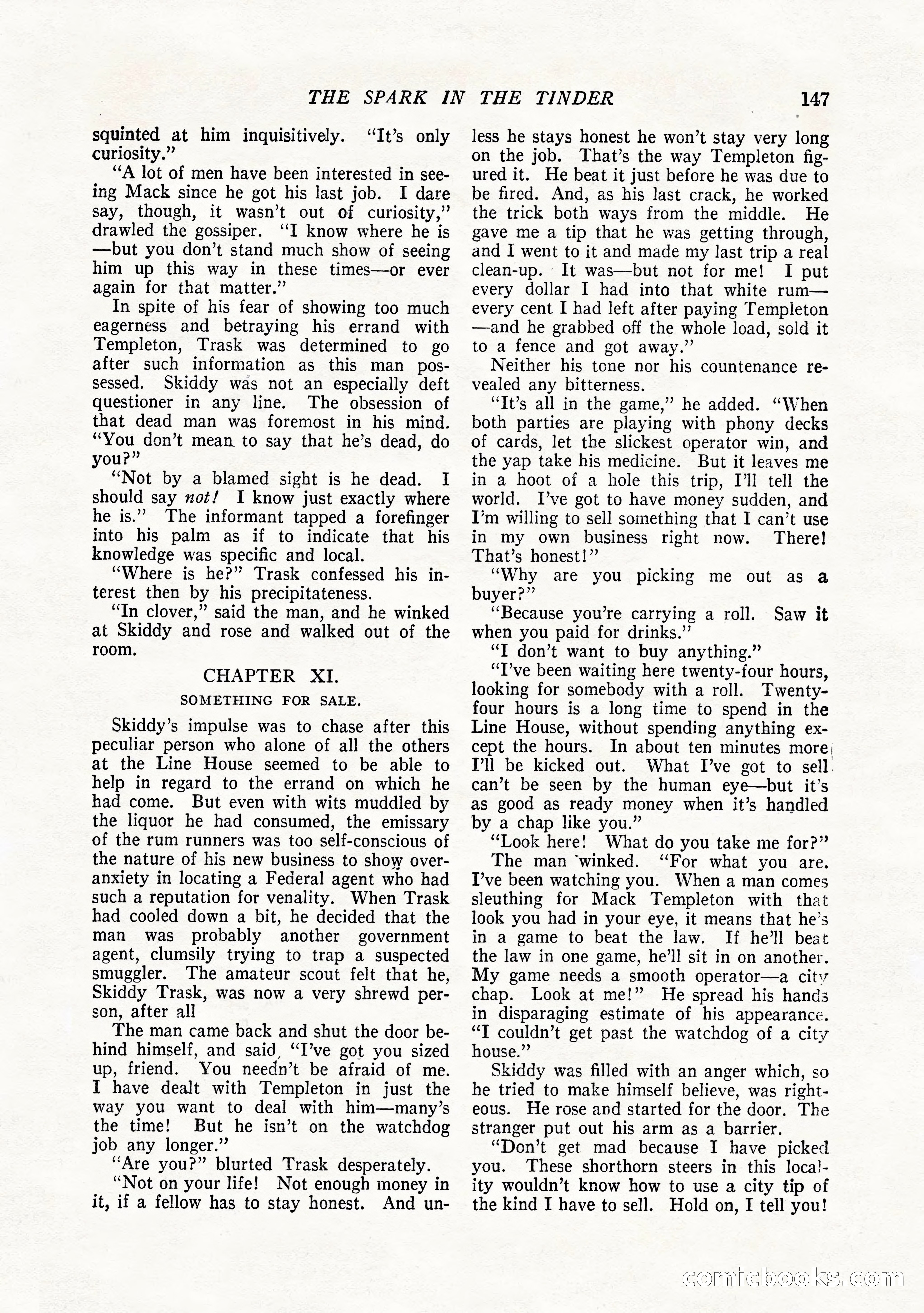 The Popular Magazine, February 1922 — page 157 of 212