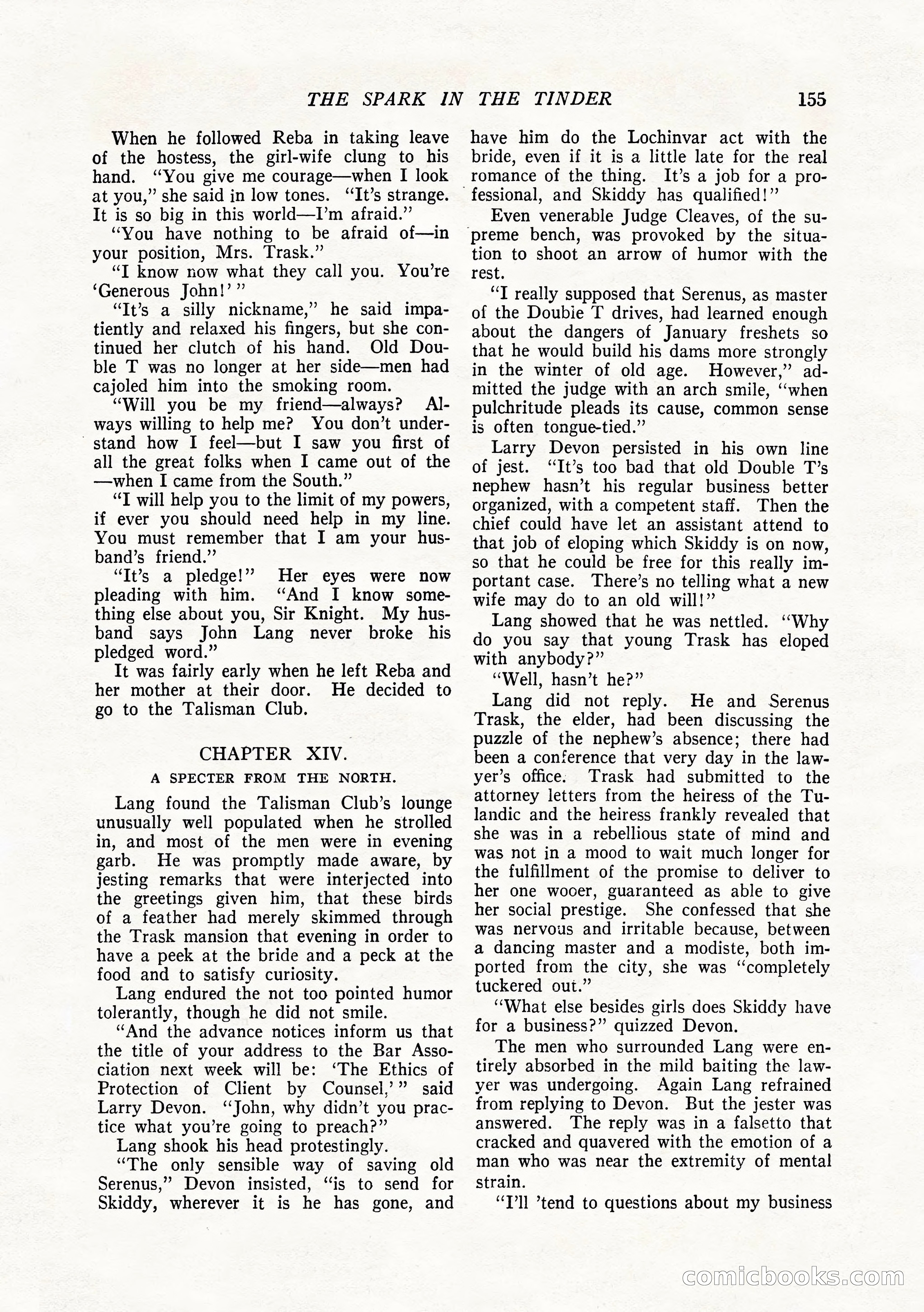 The Popular Magazine, February 1922 — page 165 of 212