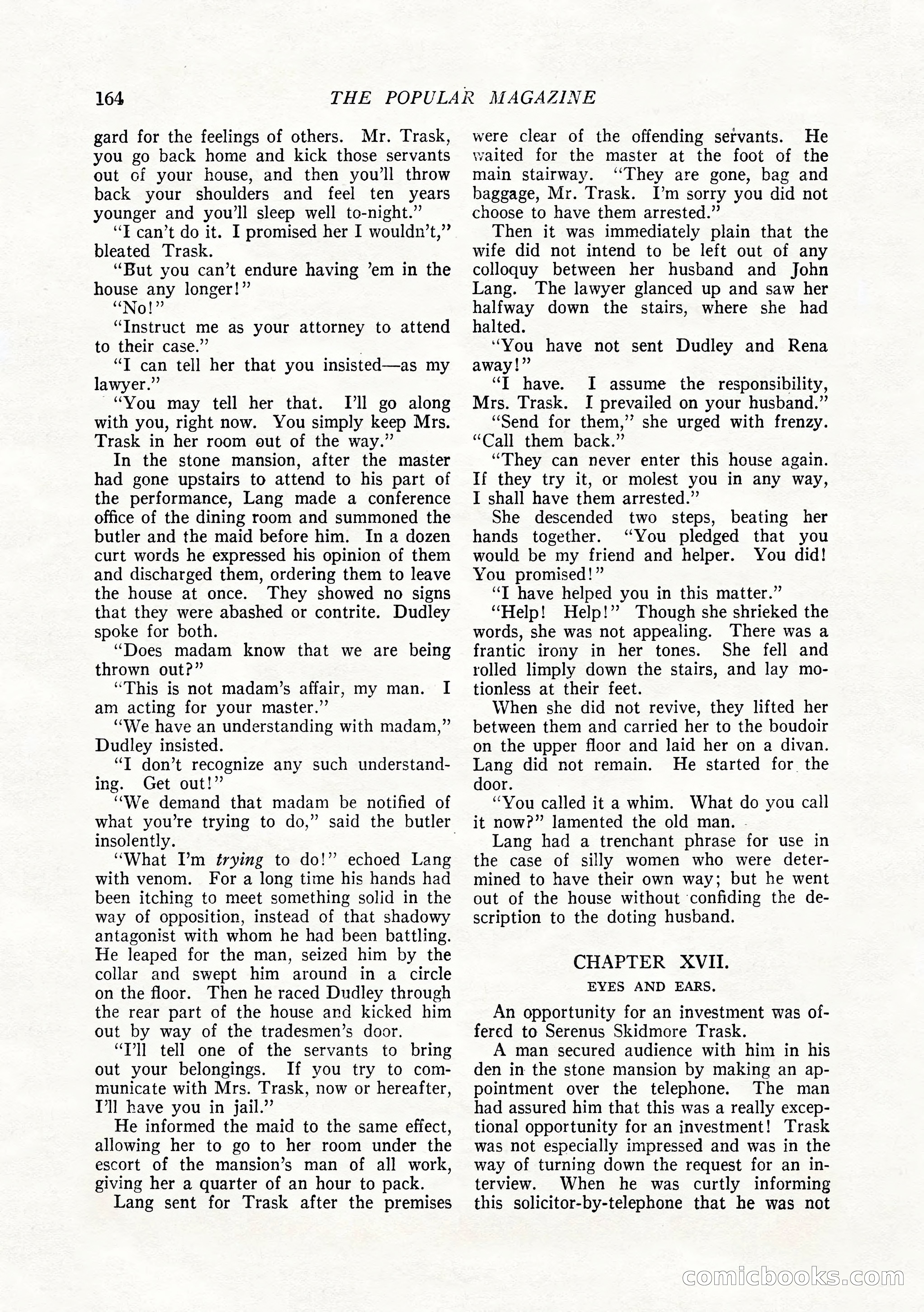 The Popular Magazine, February 1922 — page 174 of 212