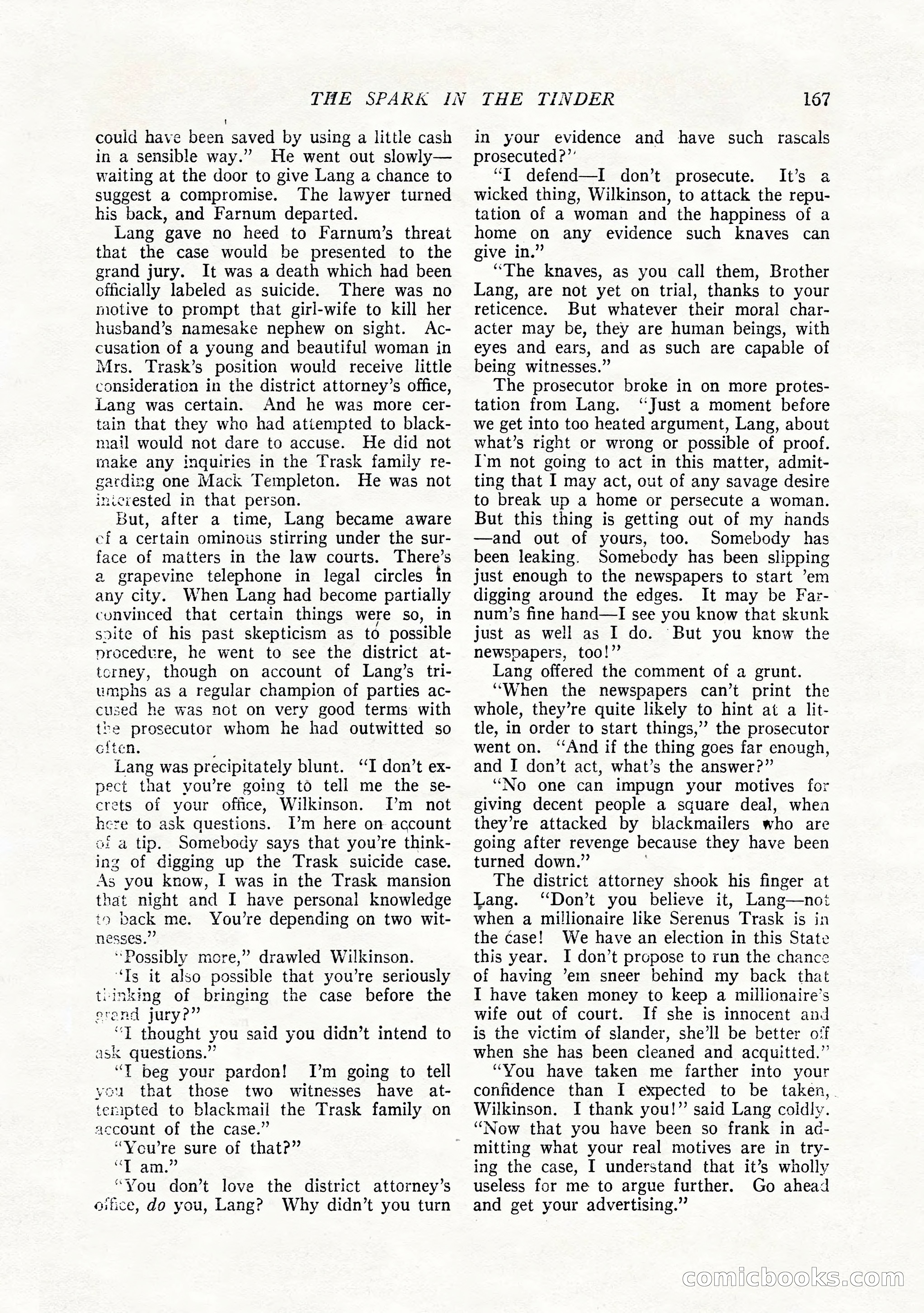 The Popular Magazine, February 1922 — page 177 of 212