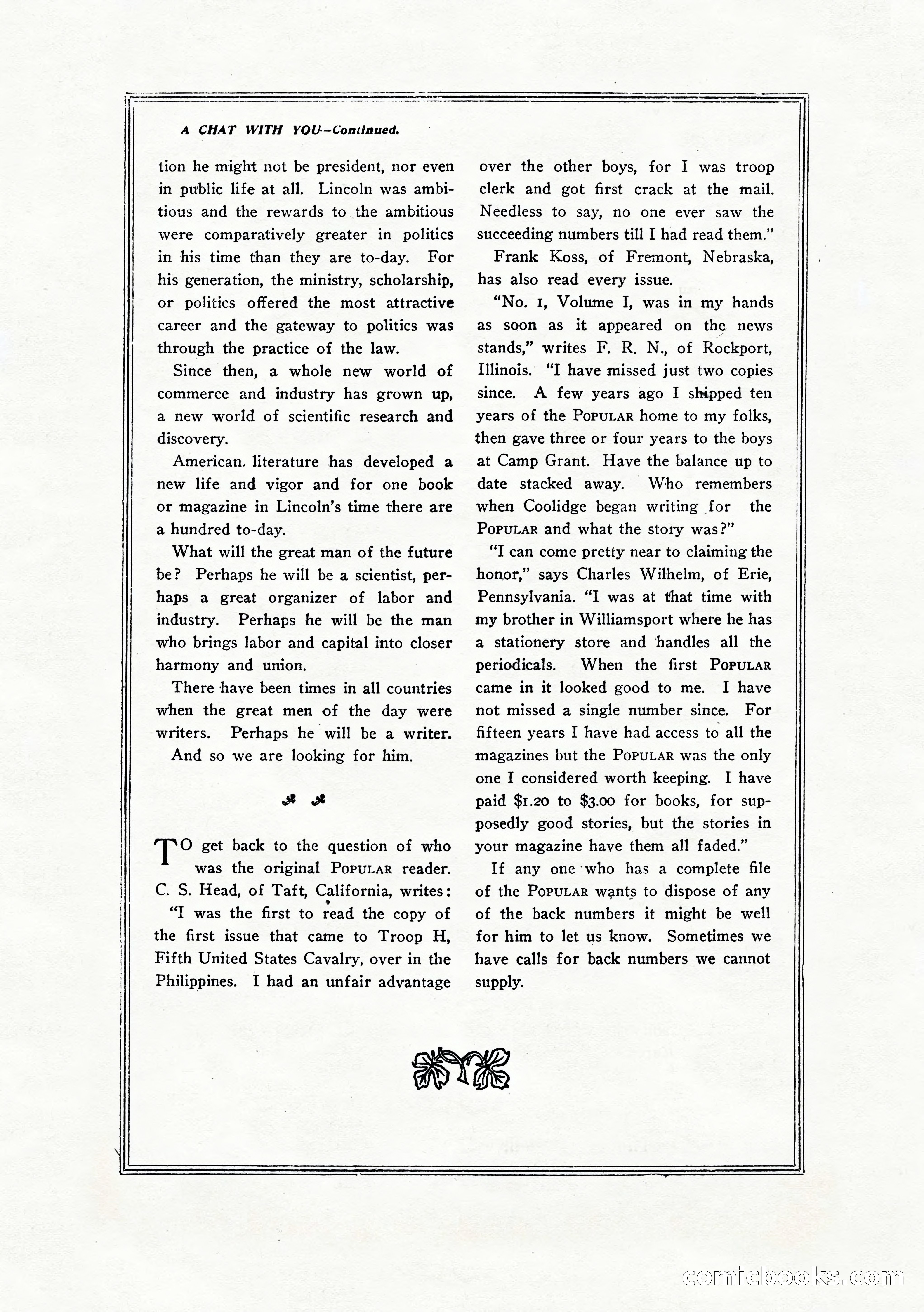 The Popular Magazine, February 1922 — page 202 of 212