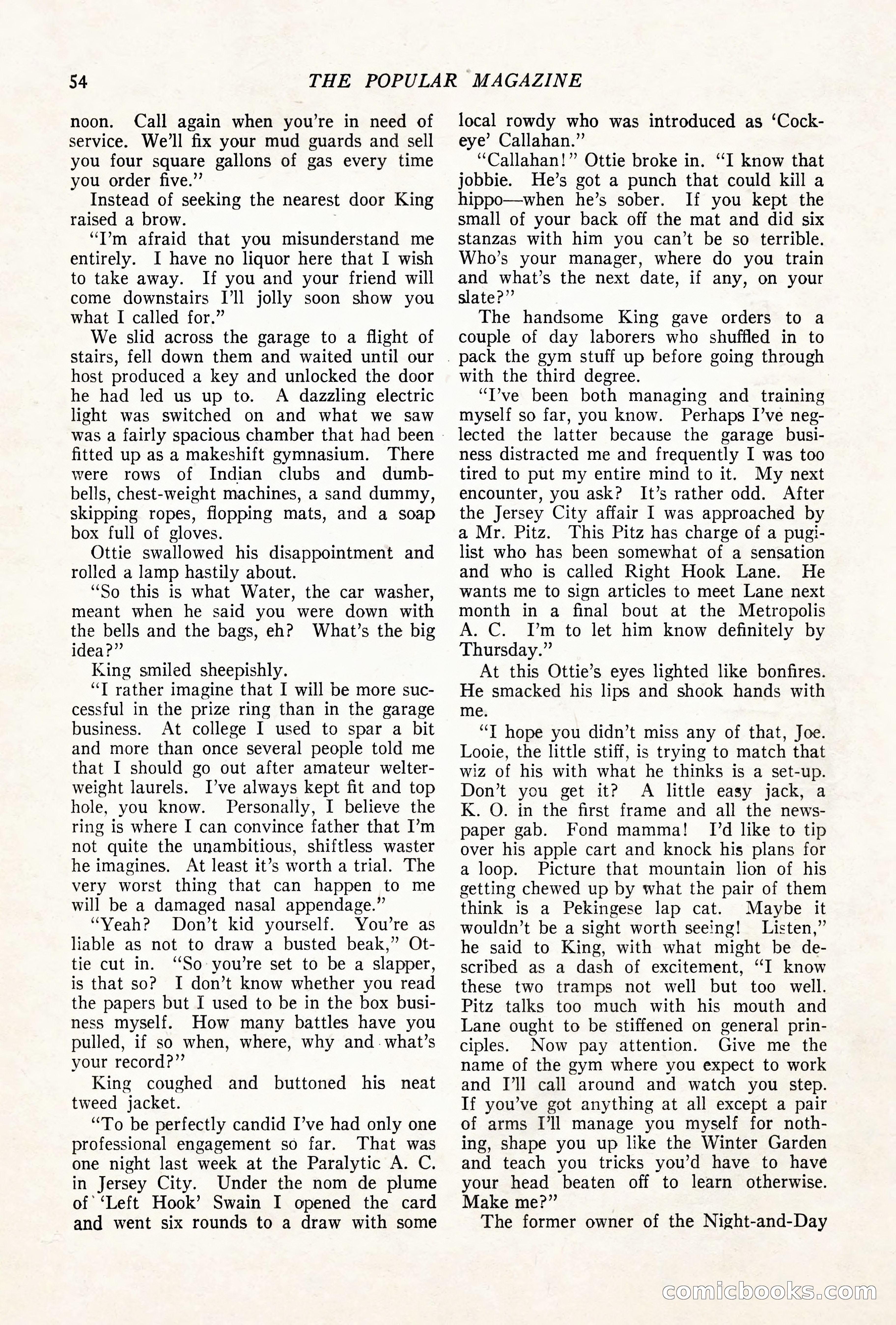 The Popular Magazine, August 20, 1924 — page 56 of 196