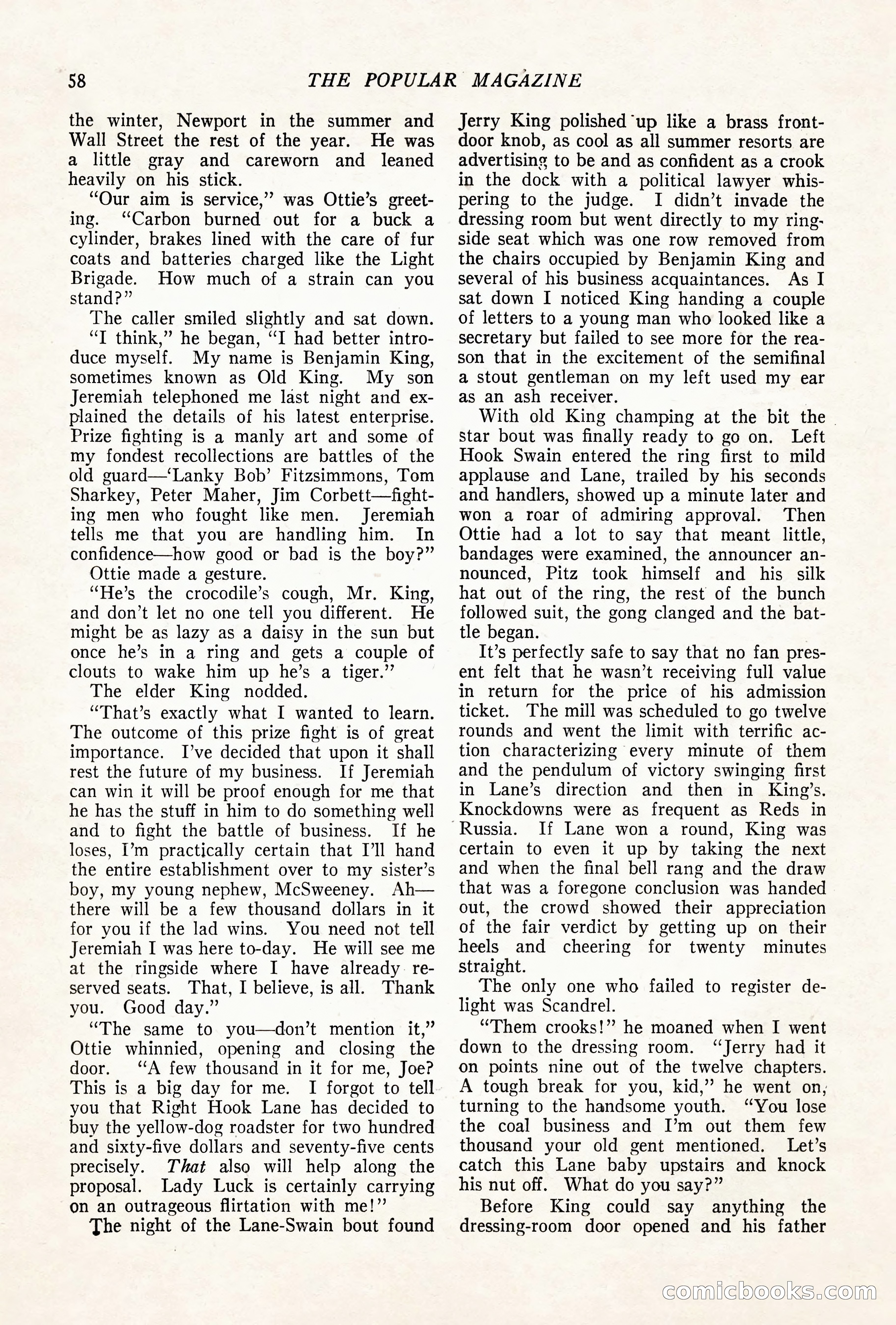 The Popular Magazine, August 20, 1924 — page 60 of 196