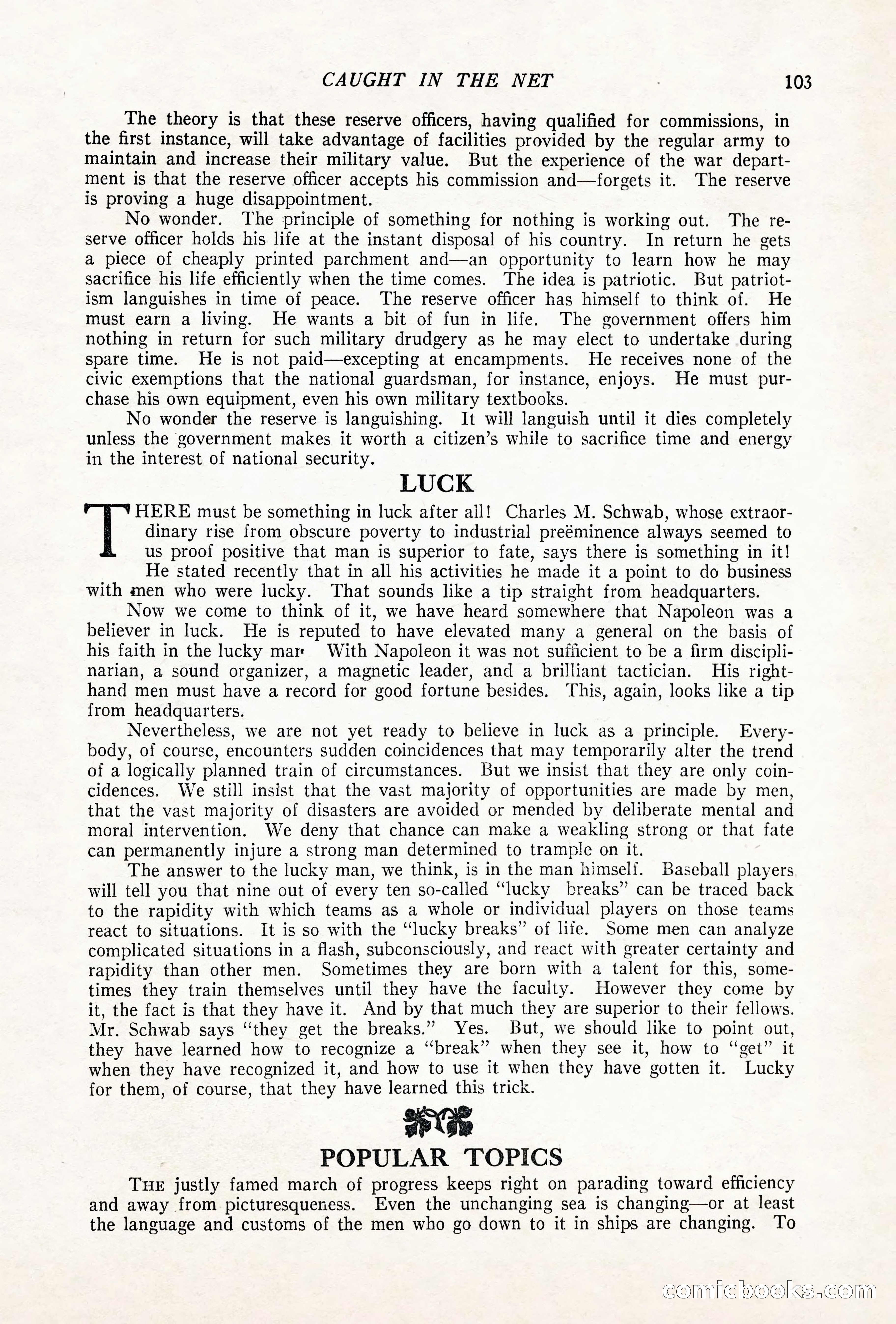 The Popular Magazine, August 20, 1924 — page 105 of 196