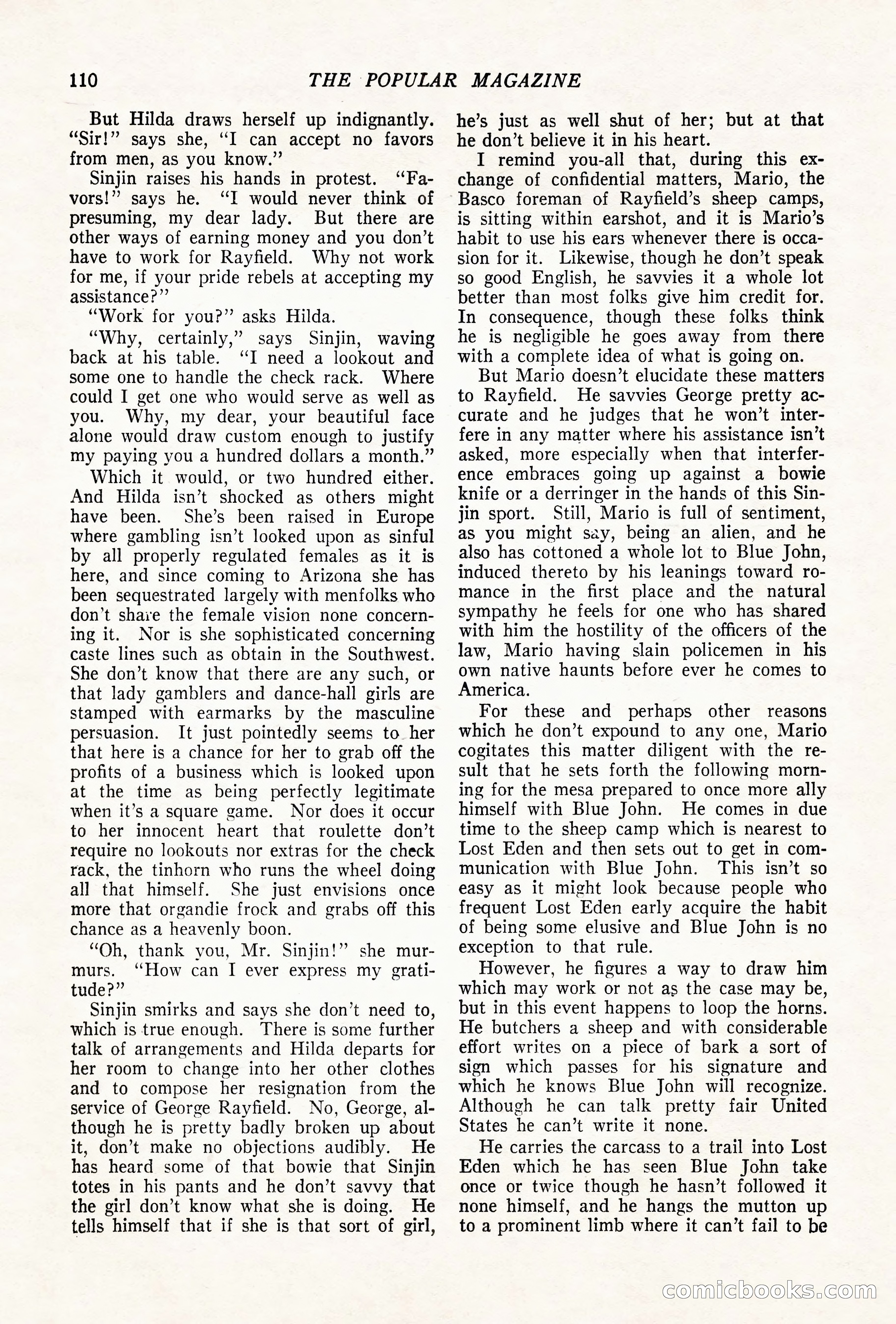 The Popular Magazine, August 20, 1924 — page 112 of 196