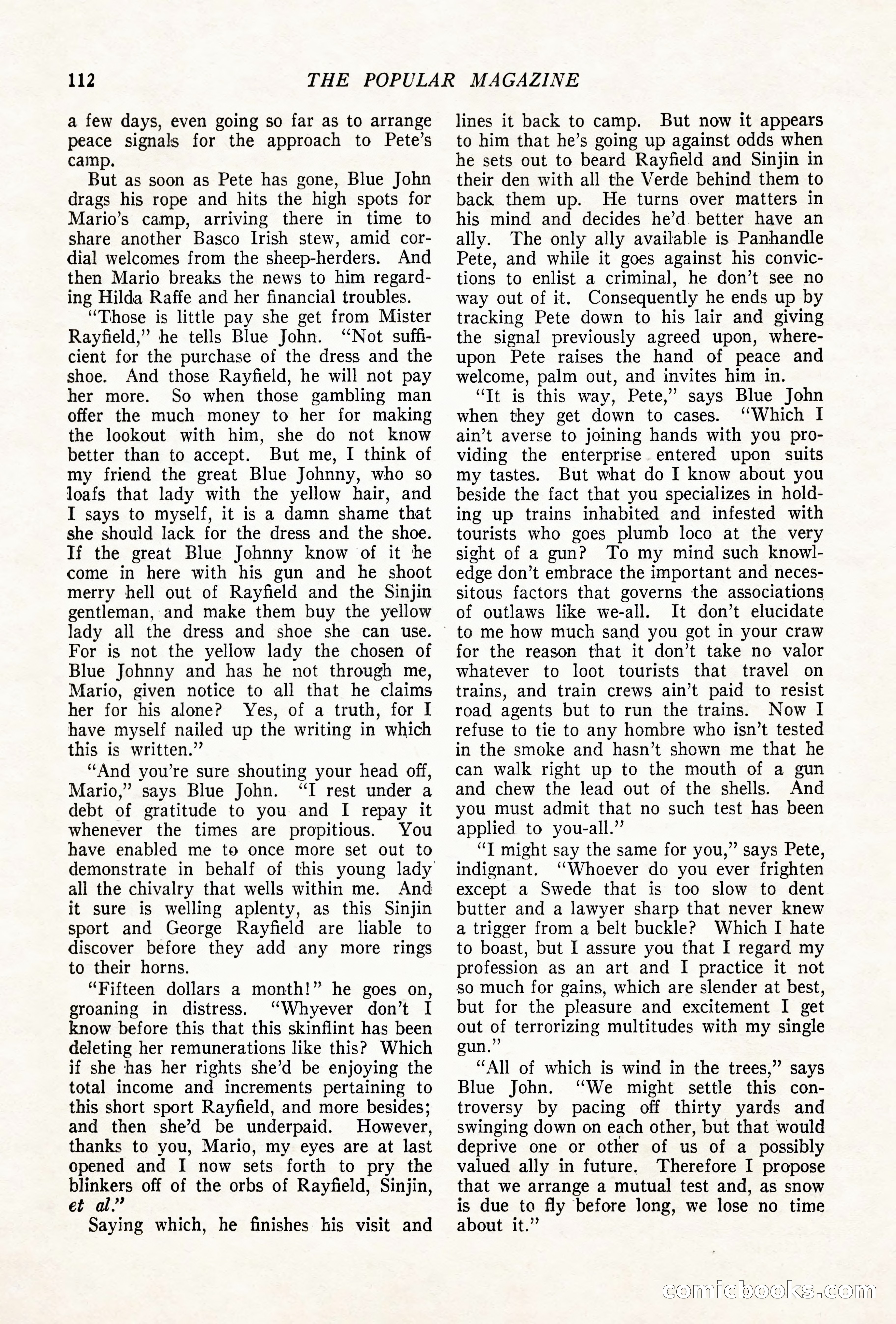 The Popular Magazine, August 20, 1924 — page 114 of 196