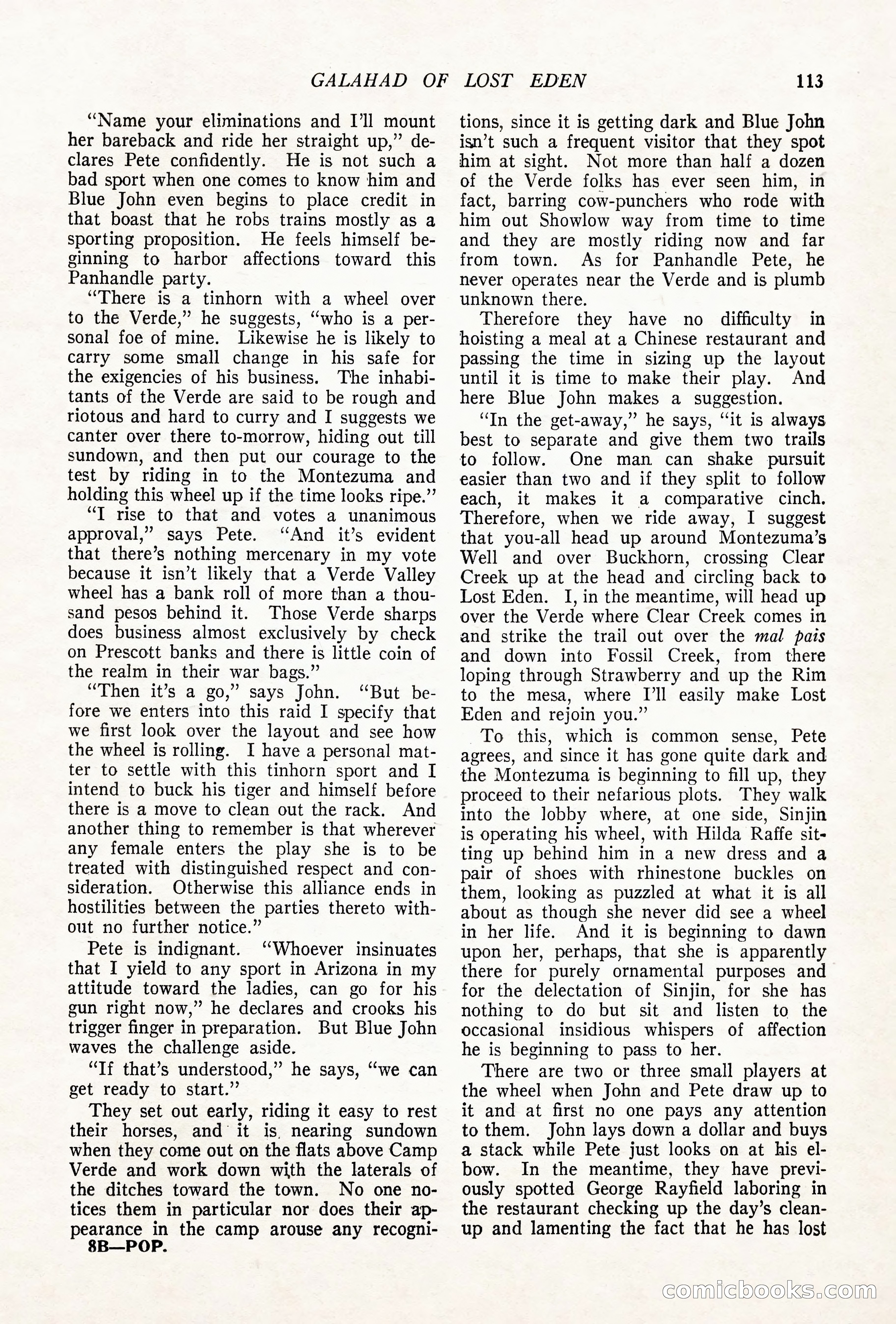 The Popular Magazine, August 20, 1924 — page 115 of 196