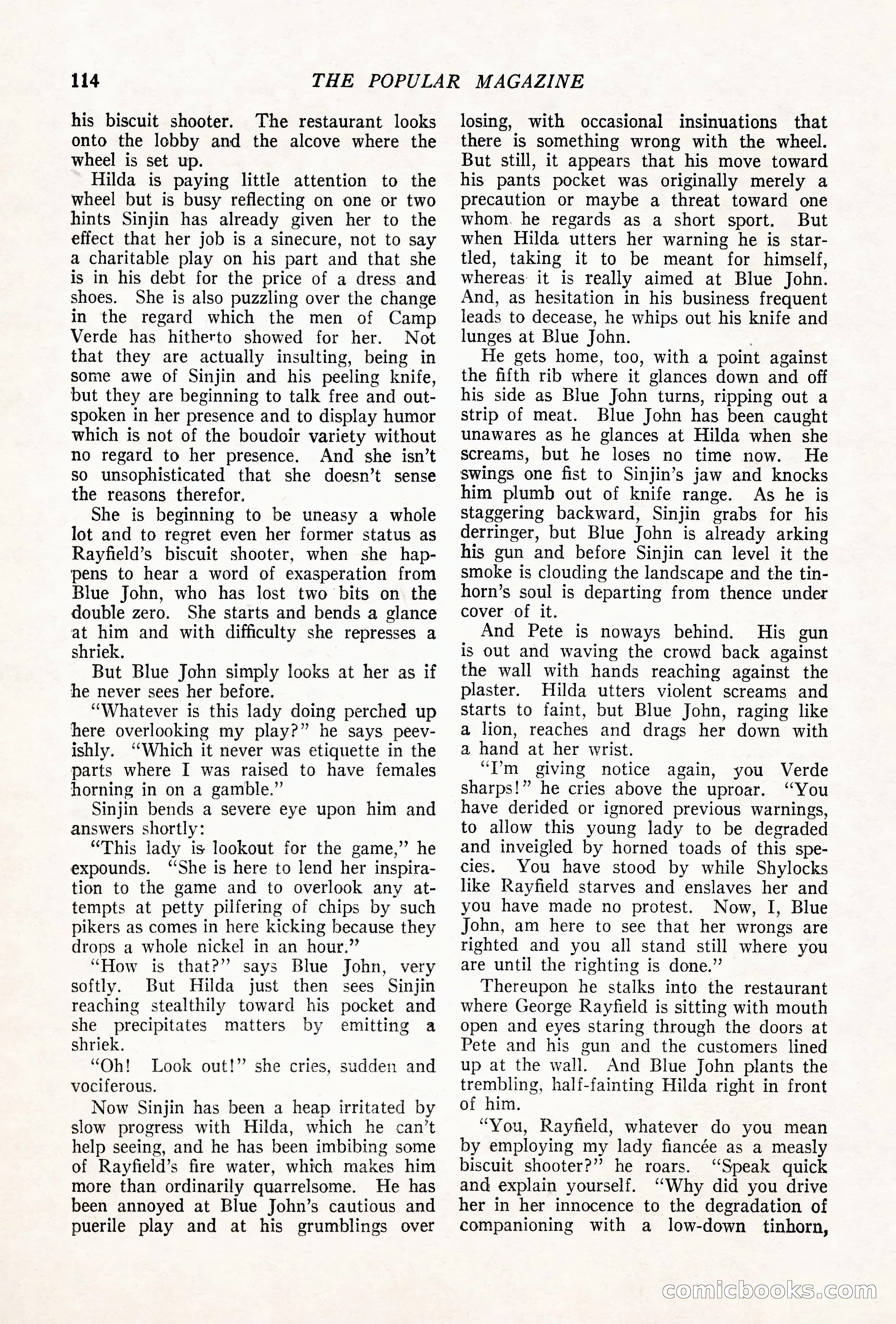 The Popular Magazine, August 20, 1924 — page 116 of 196