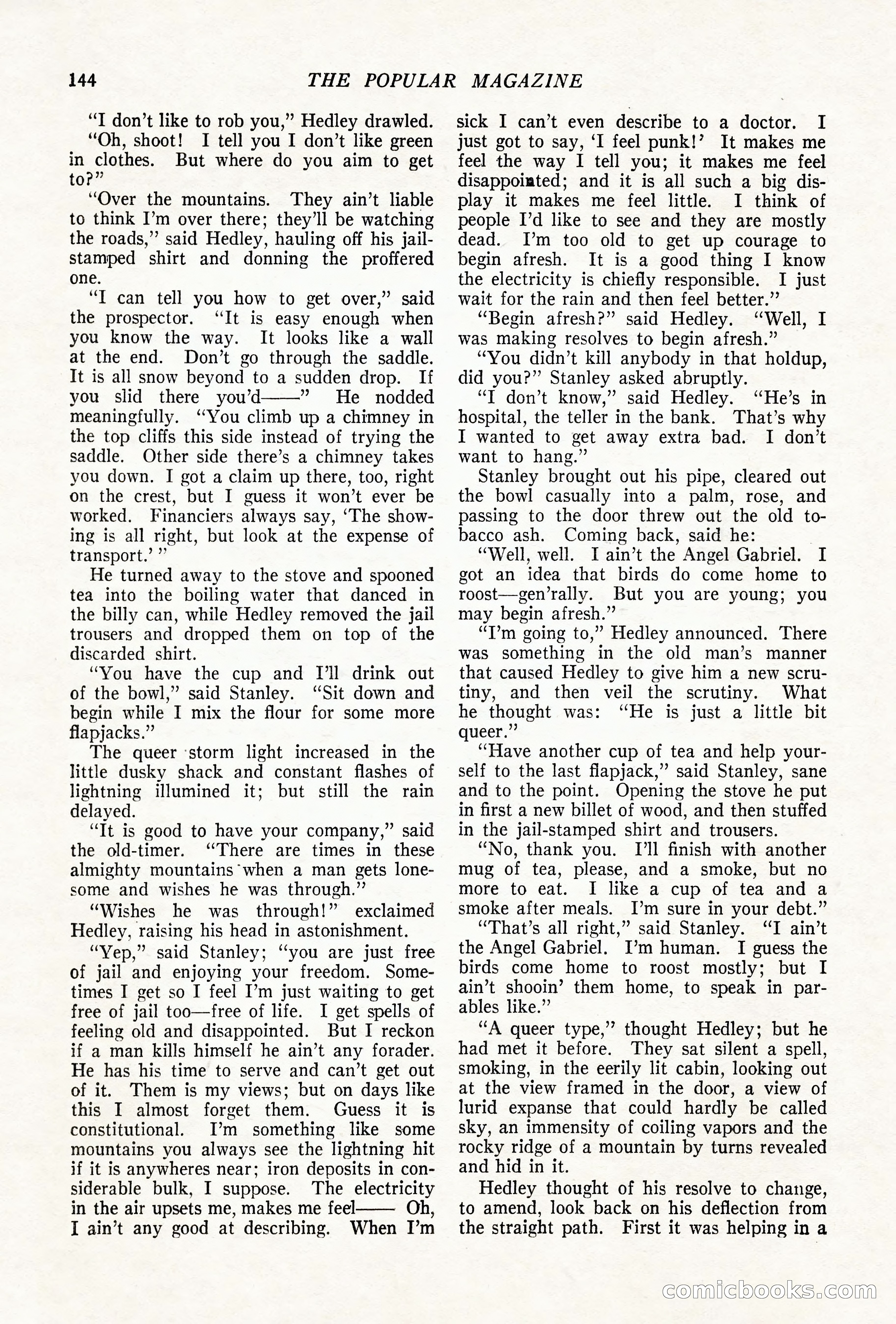 The Popular Magazine, August 20, 1924 — page 146 of 196