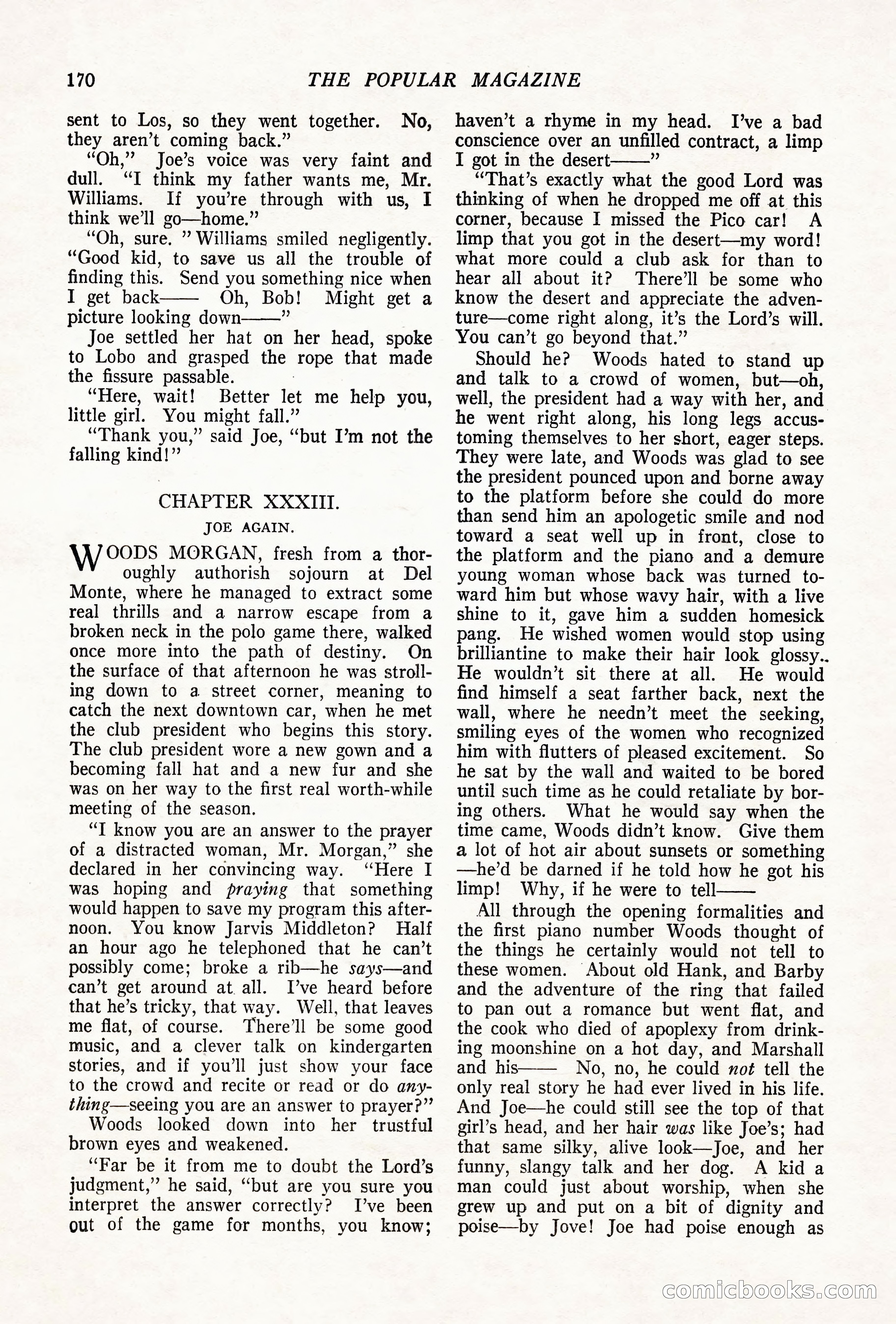 The Popular Magazine, August 20, 1924 — page 172 of 196