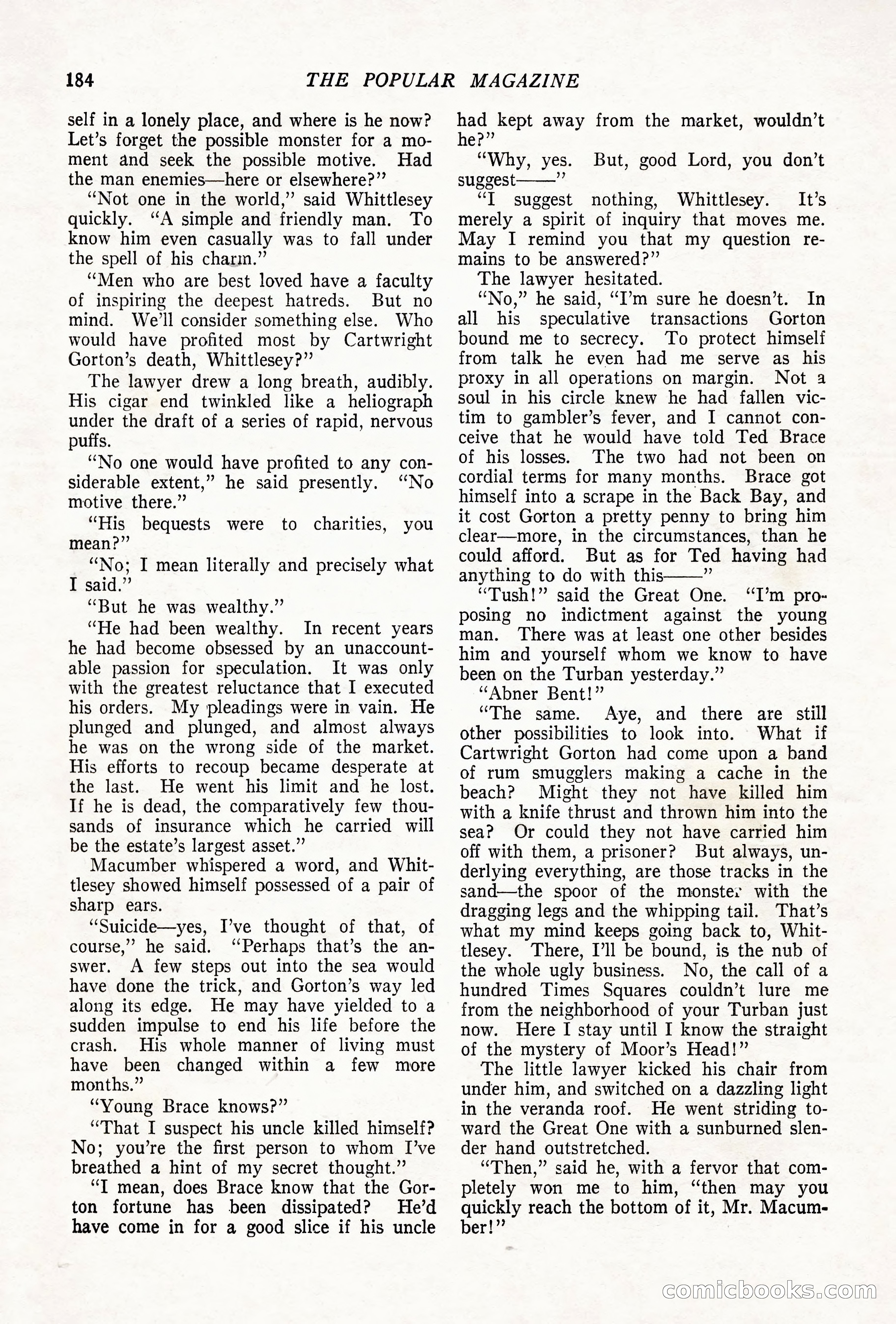 The Popular Magazine, August 20, 1924 — page 186 of 196