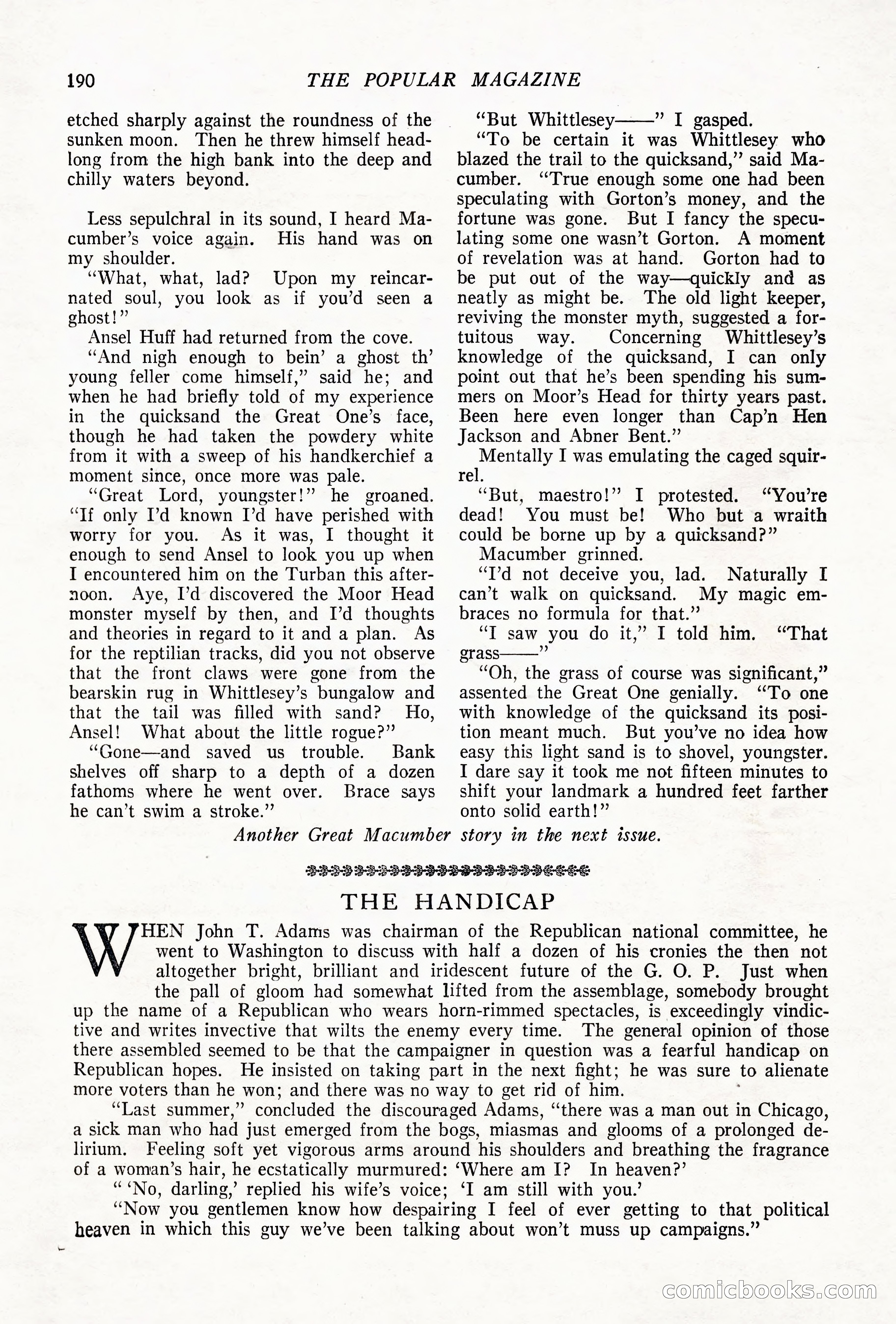 The Popular Magazine, August 20, 1924 — page 192 of 196