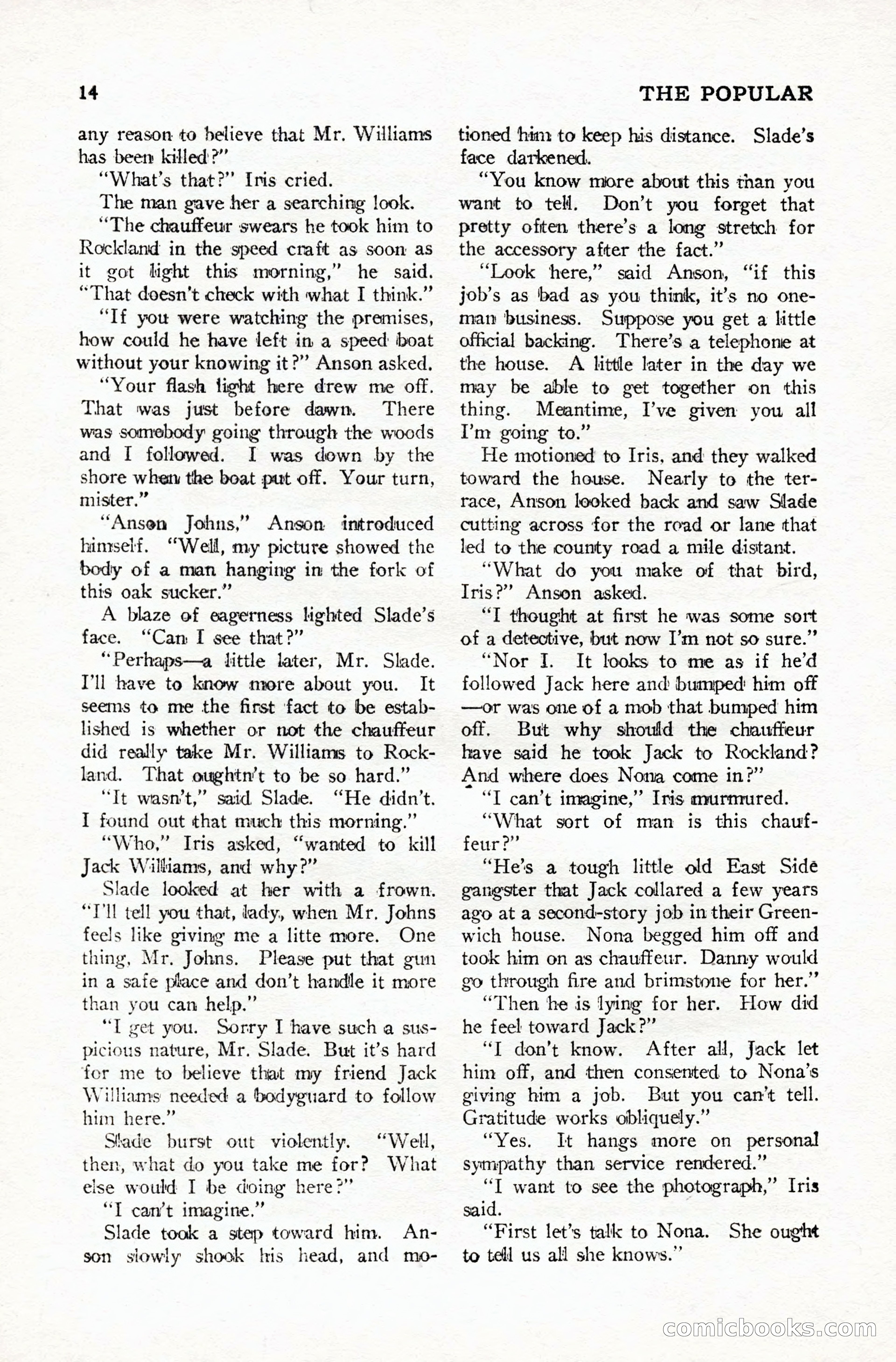 The Popular Weekly, May 26, 1928 — page 16 of 148