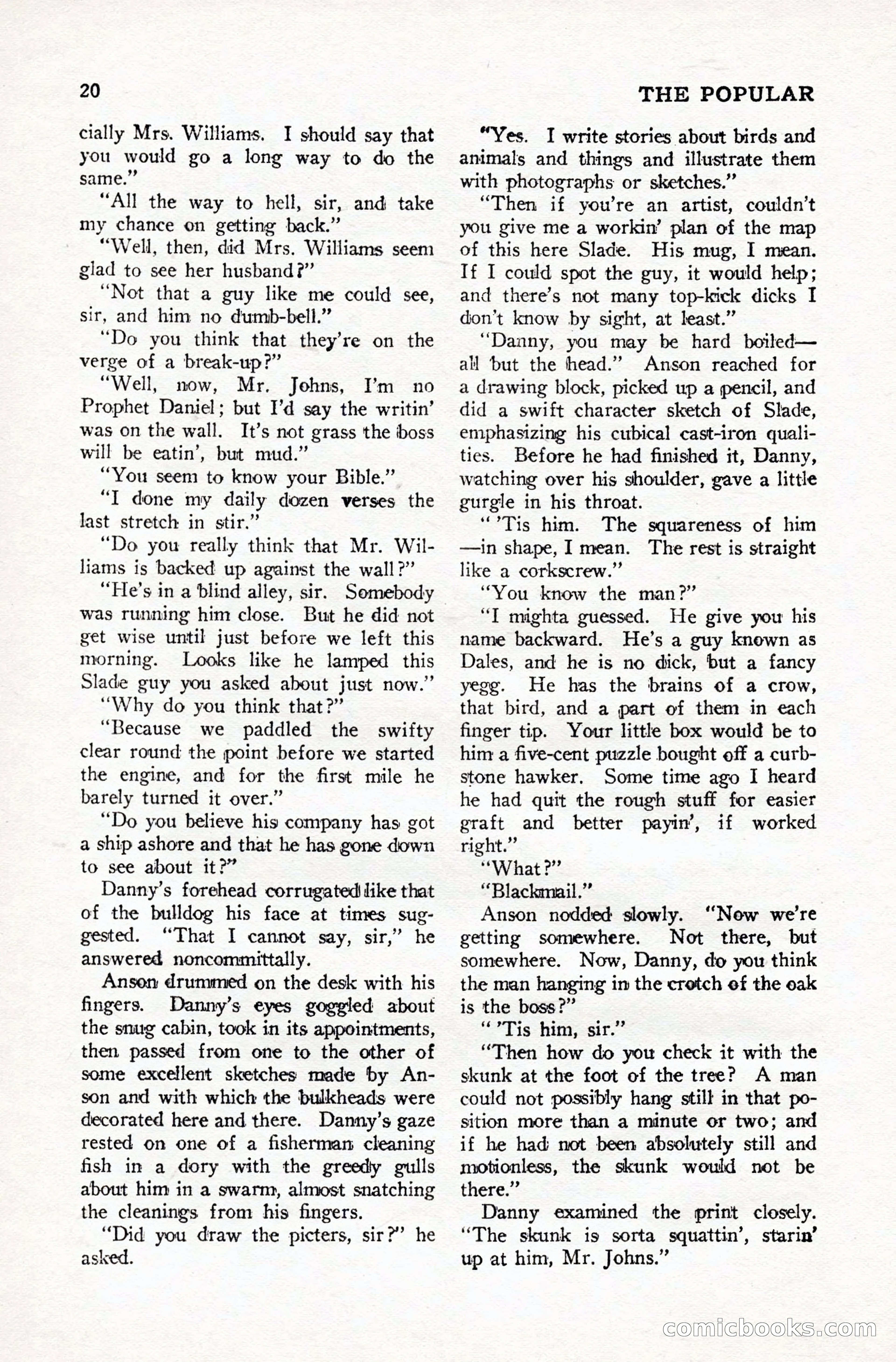 The Popular Weekly, May 26, 1928 — page 22 of 148