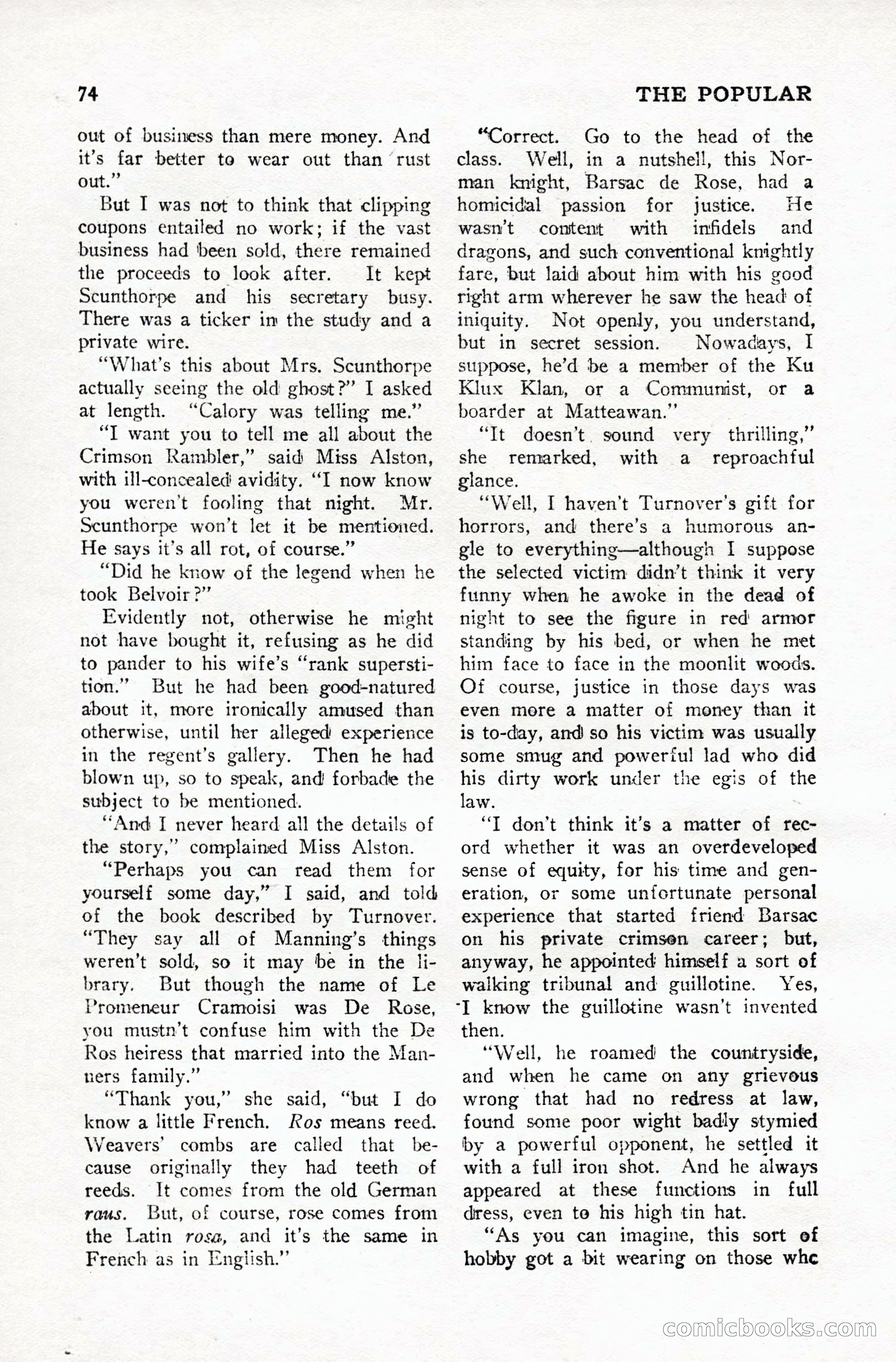 The Popular Weekly, May 26, 1928 — page 76 of 148