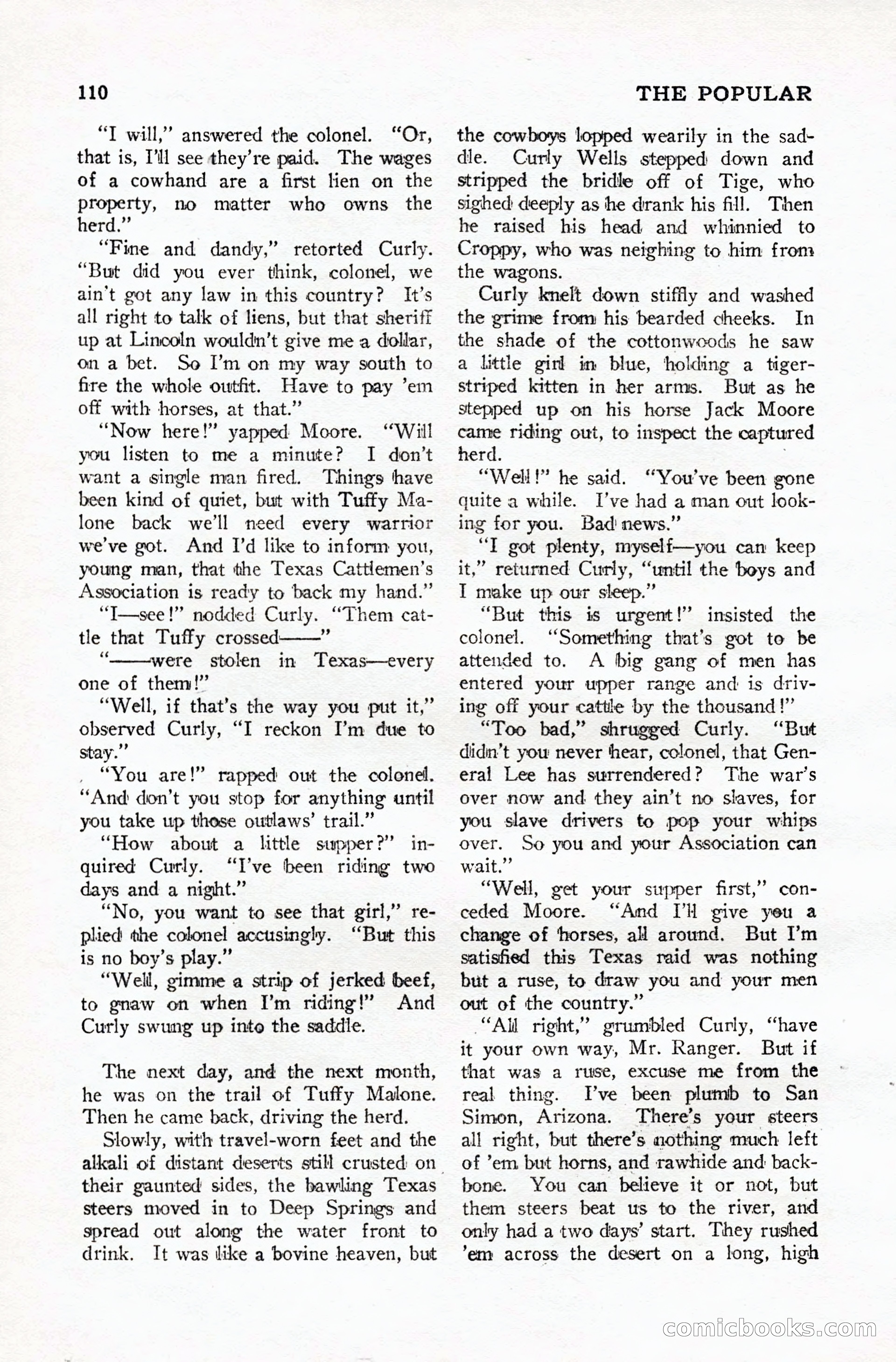 The Popular Weekly, May 26, 1928 — page 112 of 148