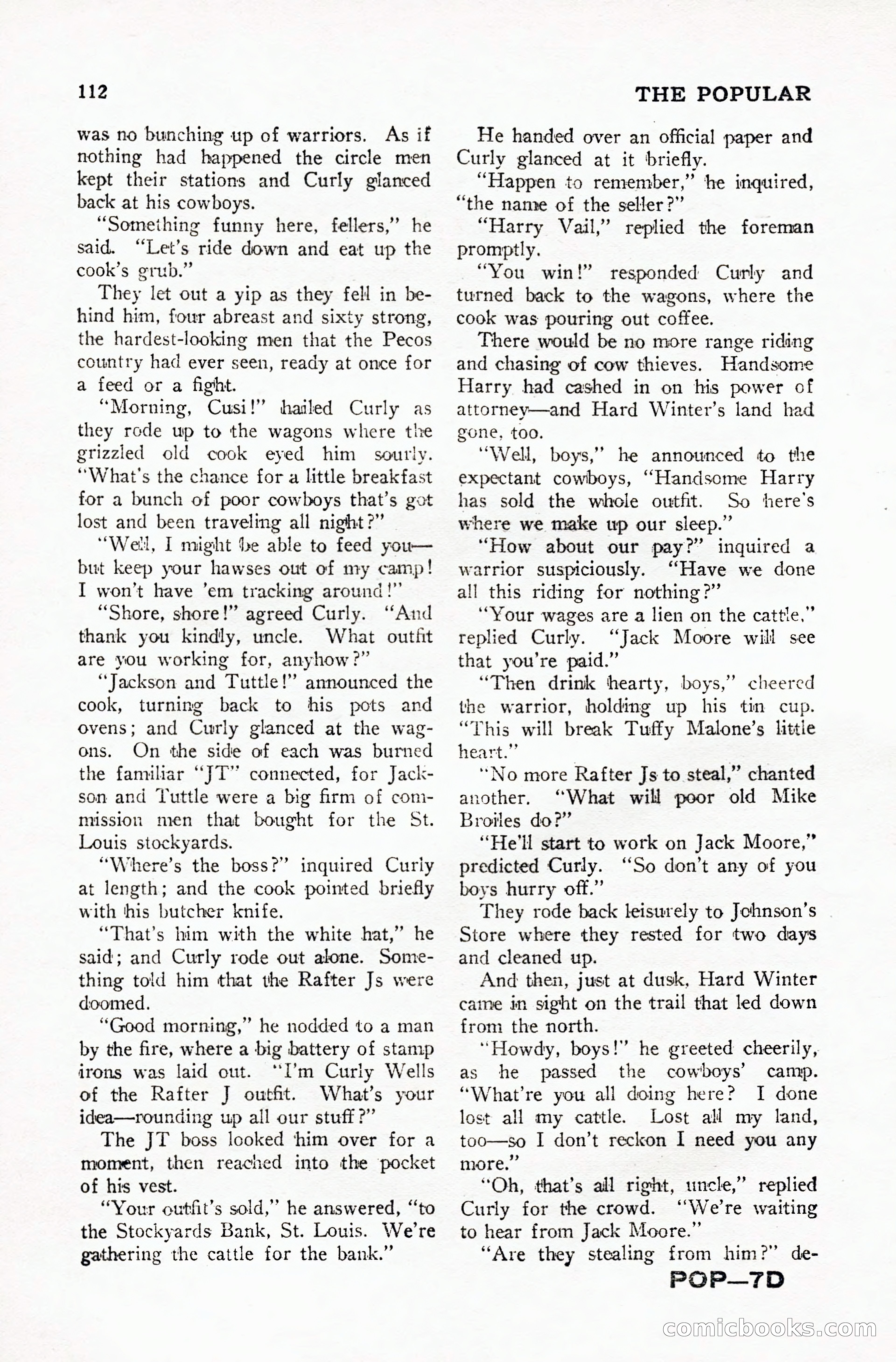 The Popular Weekly, May 26, 1928 — page 114 of 148