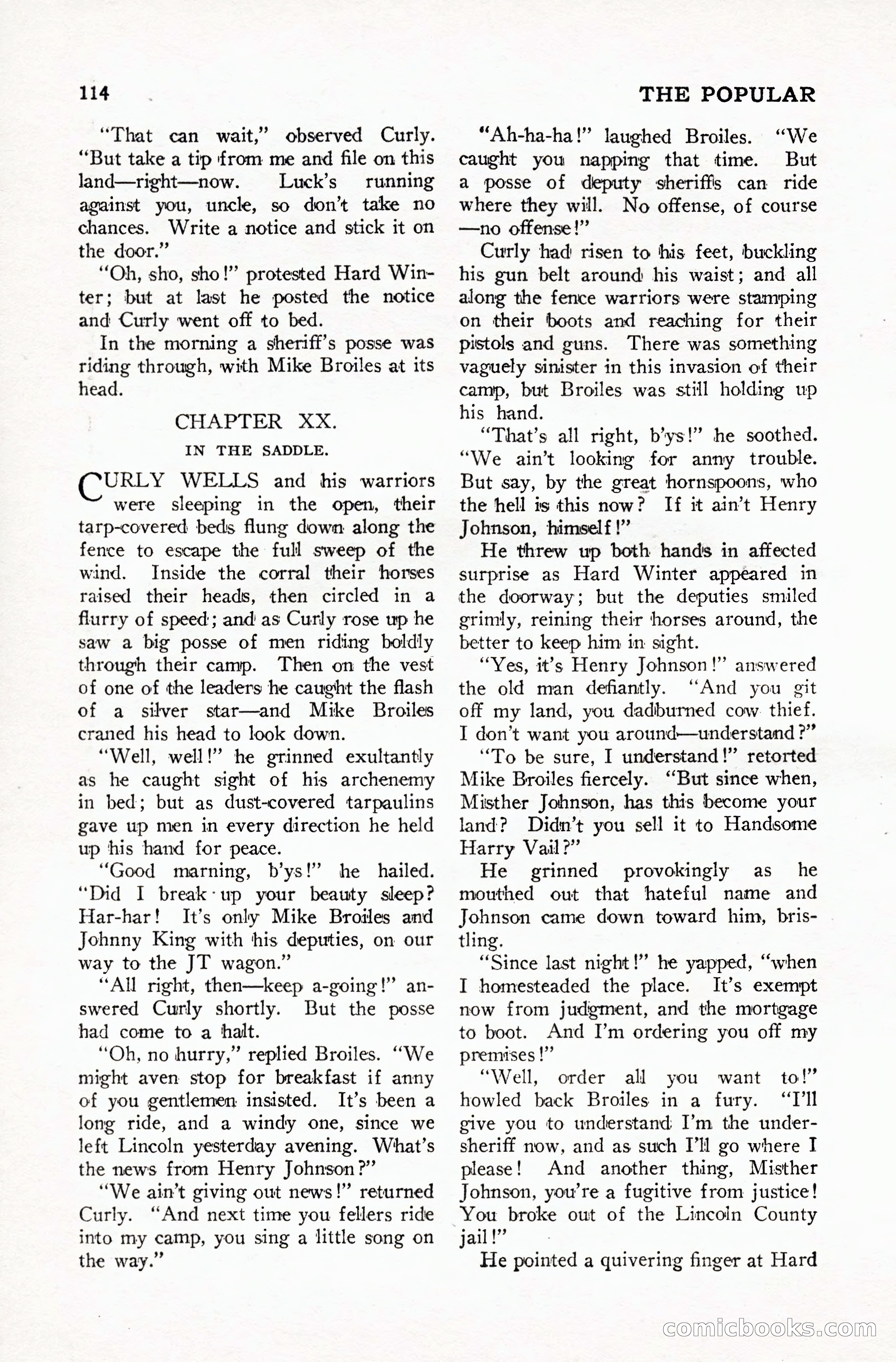 The Popular Weekly, May 26, 1928 — page 116 of 148