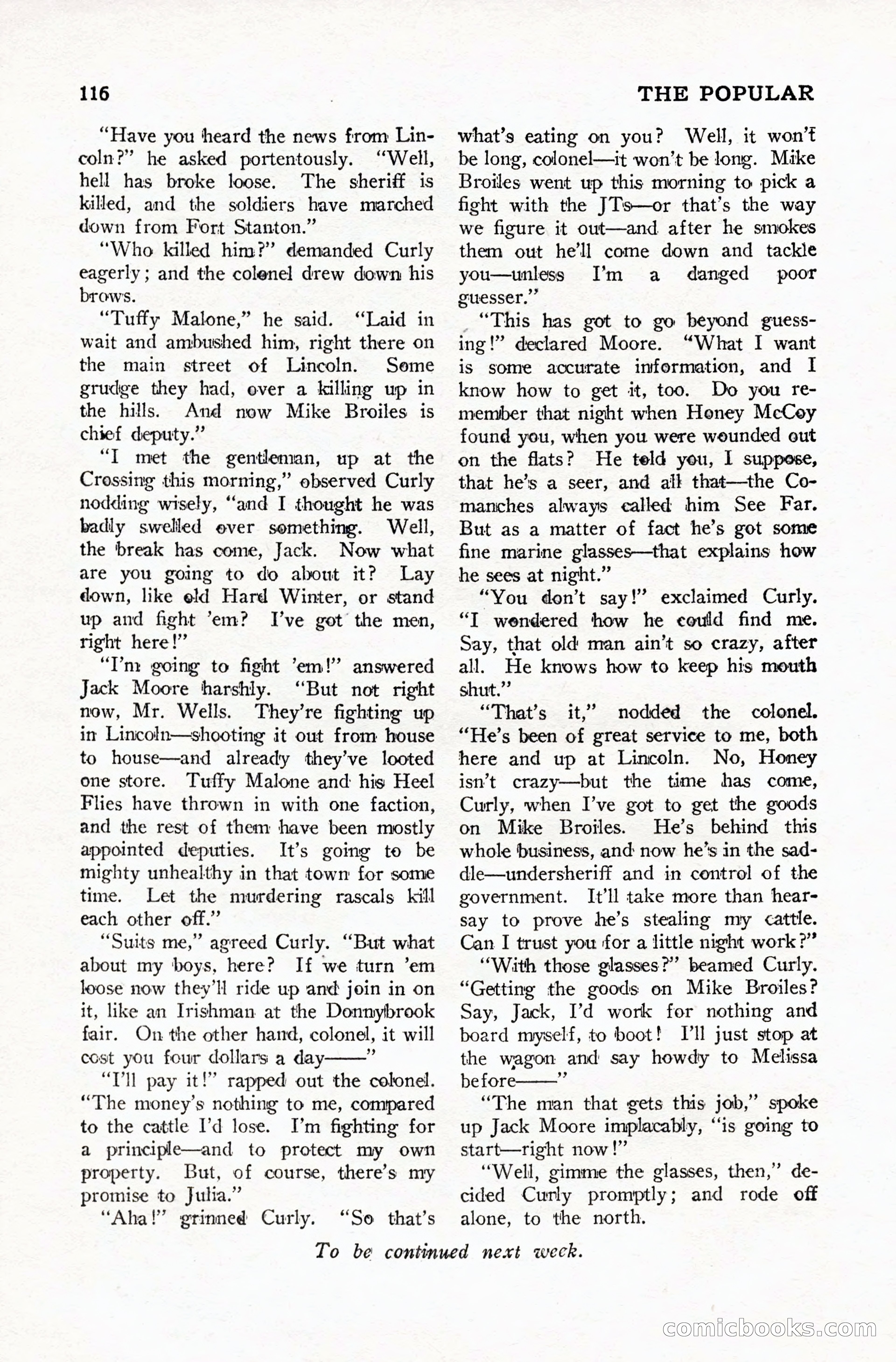 The Popular Weekly, May 26, 1928 — page 118 of 148