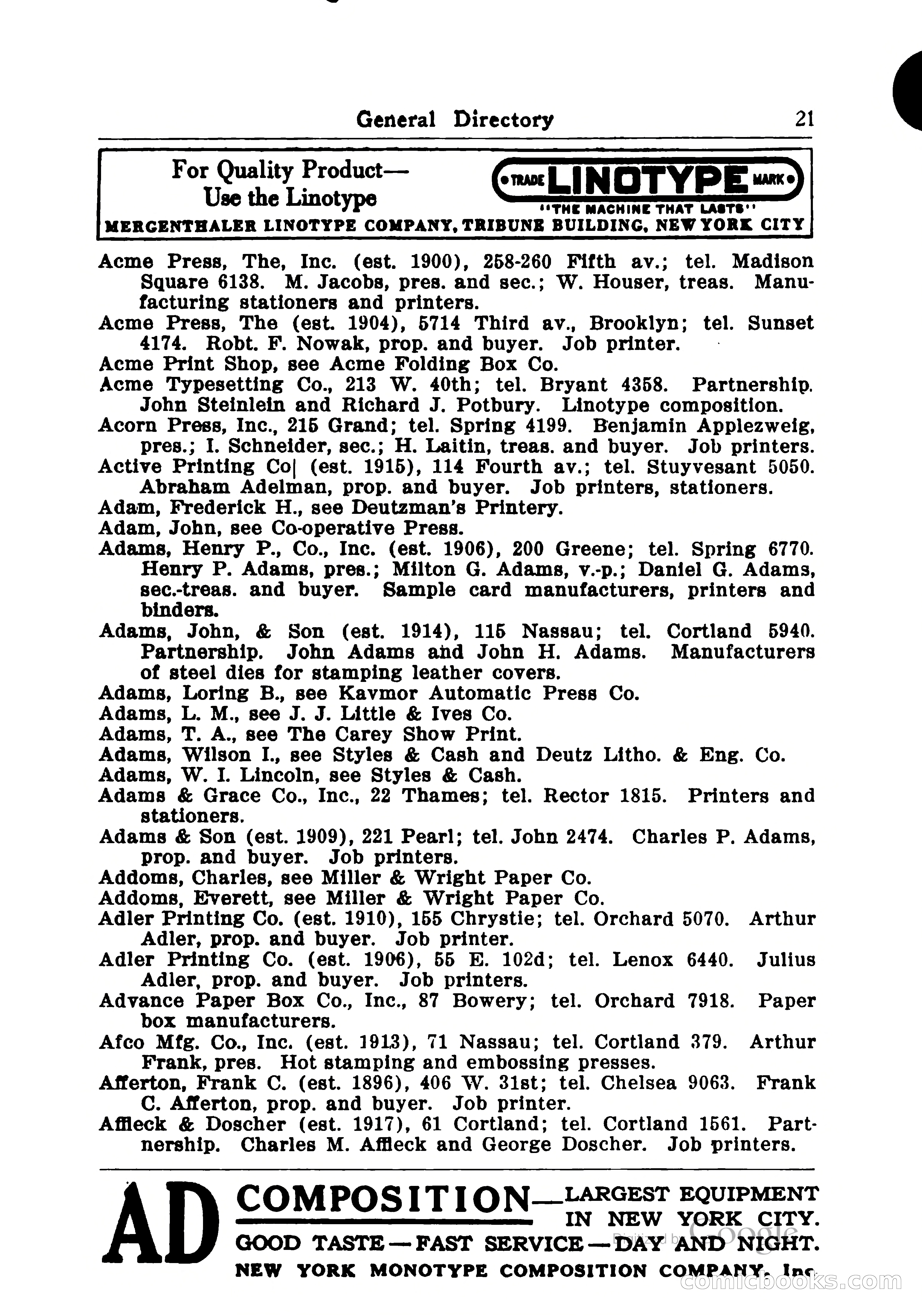 Printing Trades Blue Book — page 21 of 398