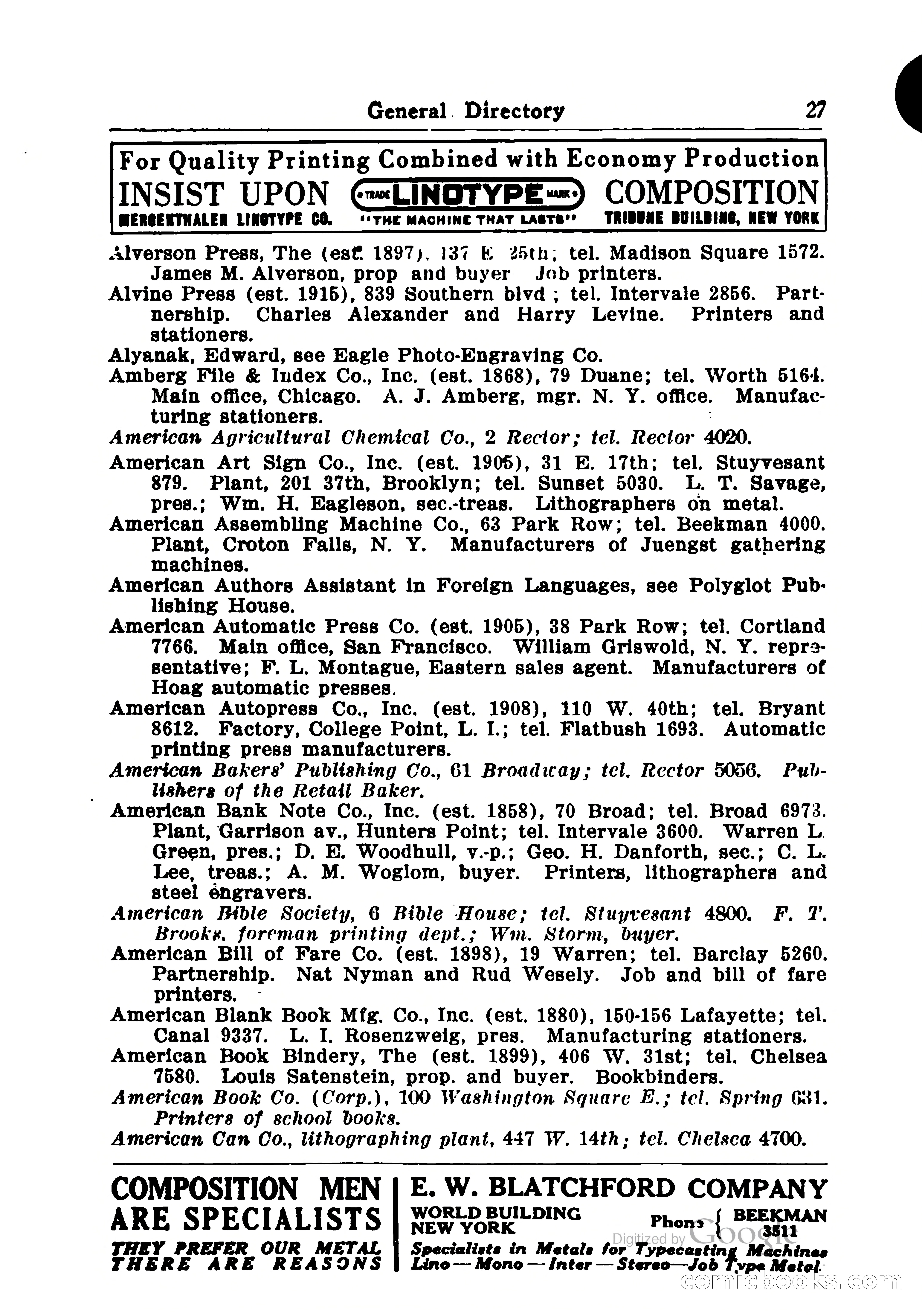 Printing Trades Blue Book — page 27 of 398
