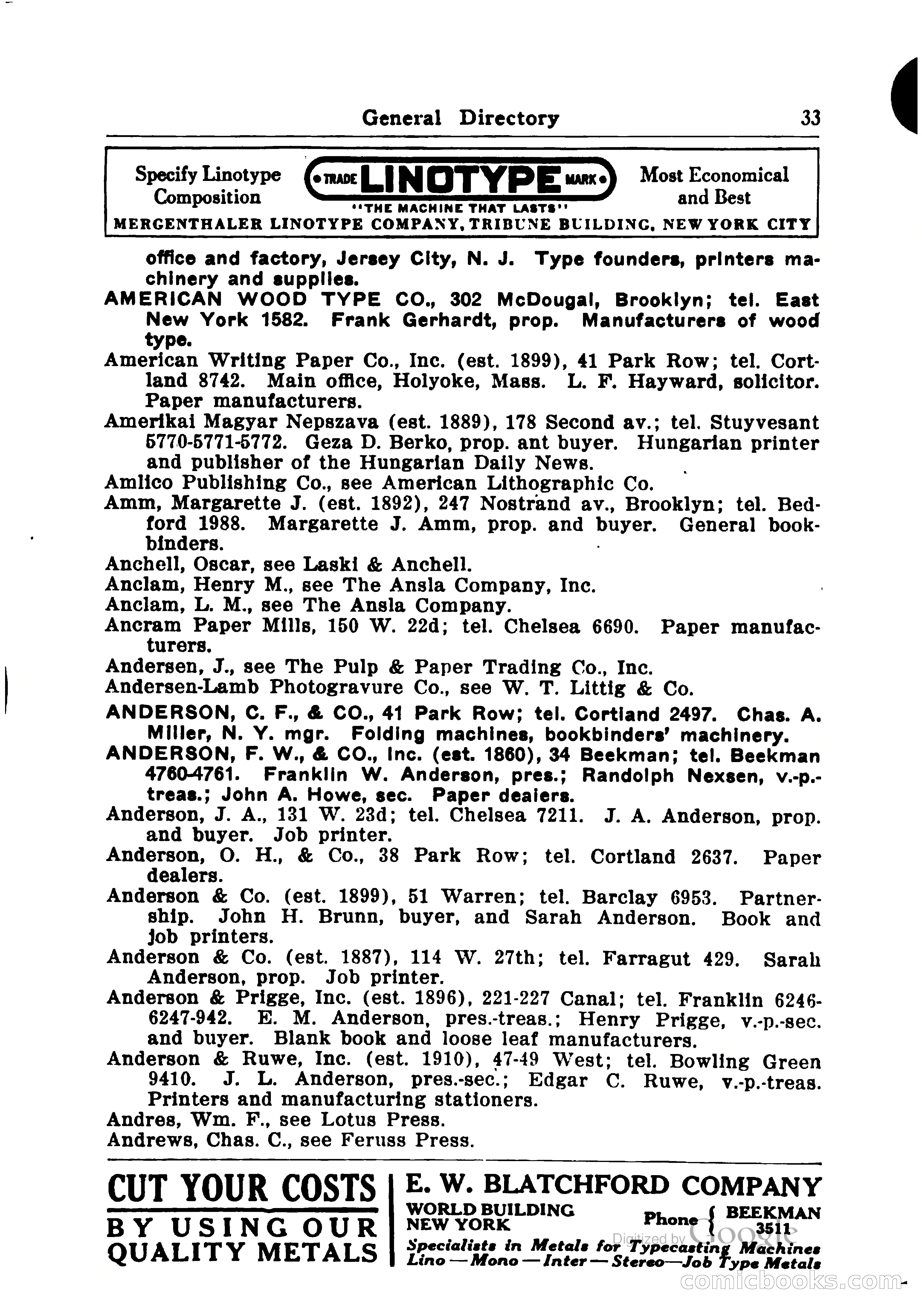 Printing Trades Blue Book — page 35 of 398