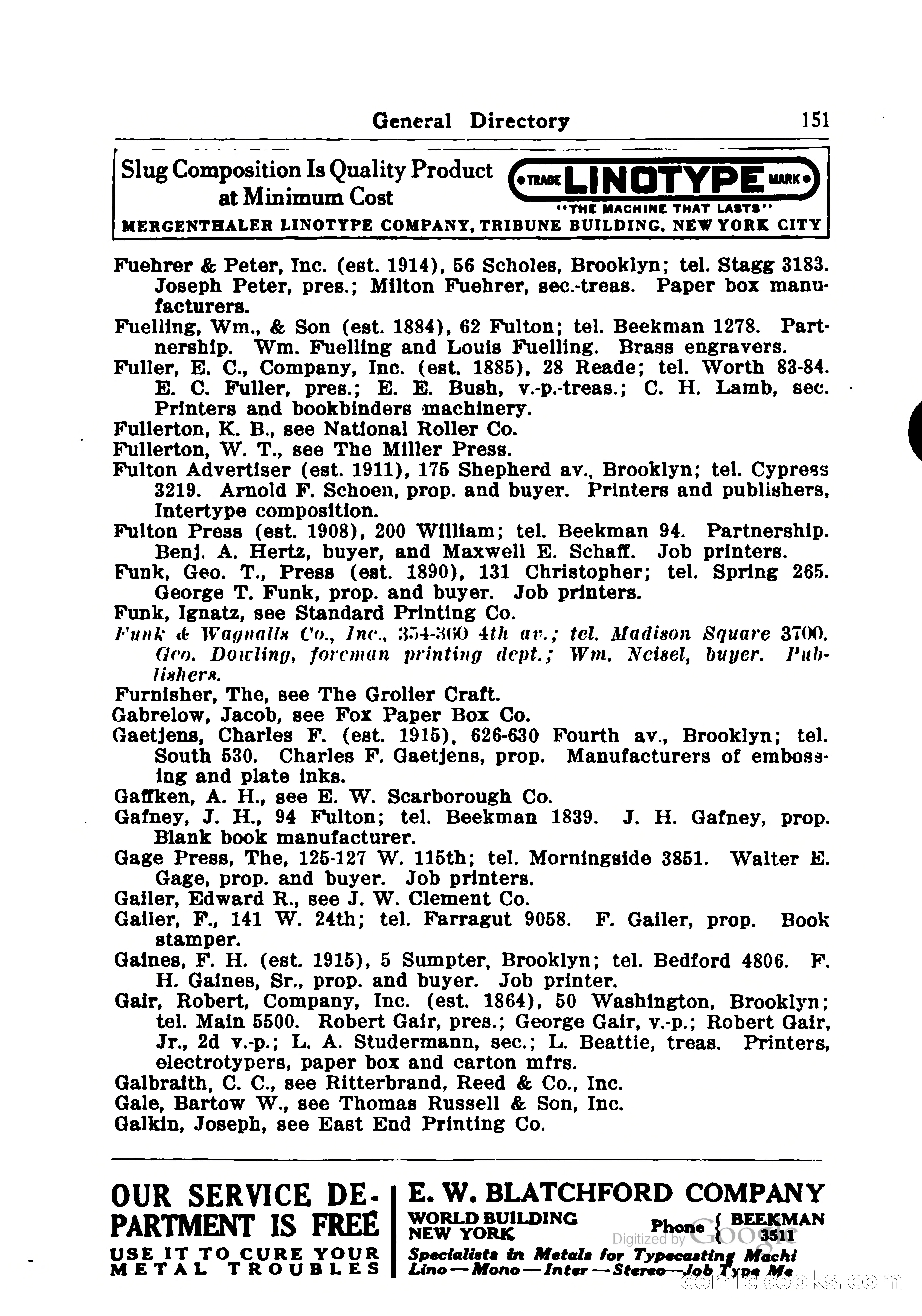Printing Trades Blue Book — page 167 of 398