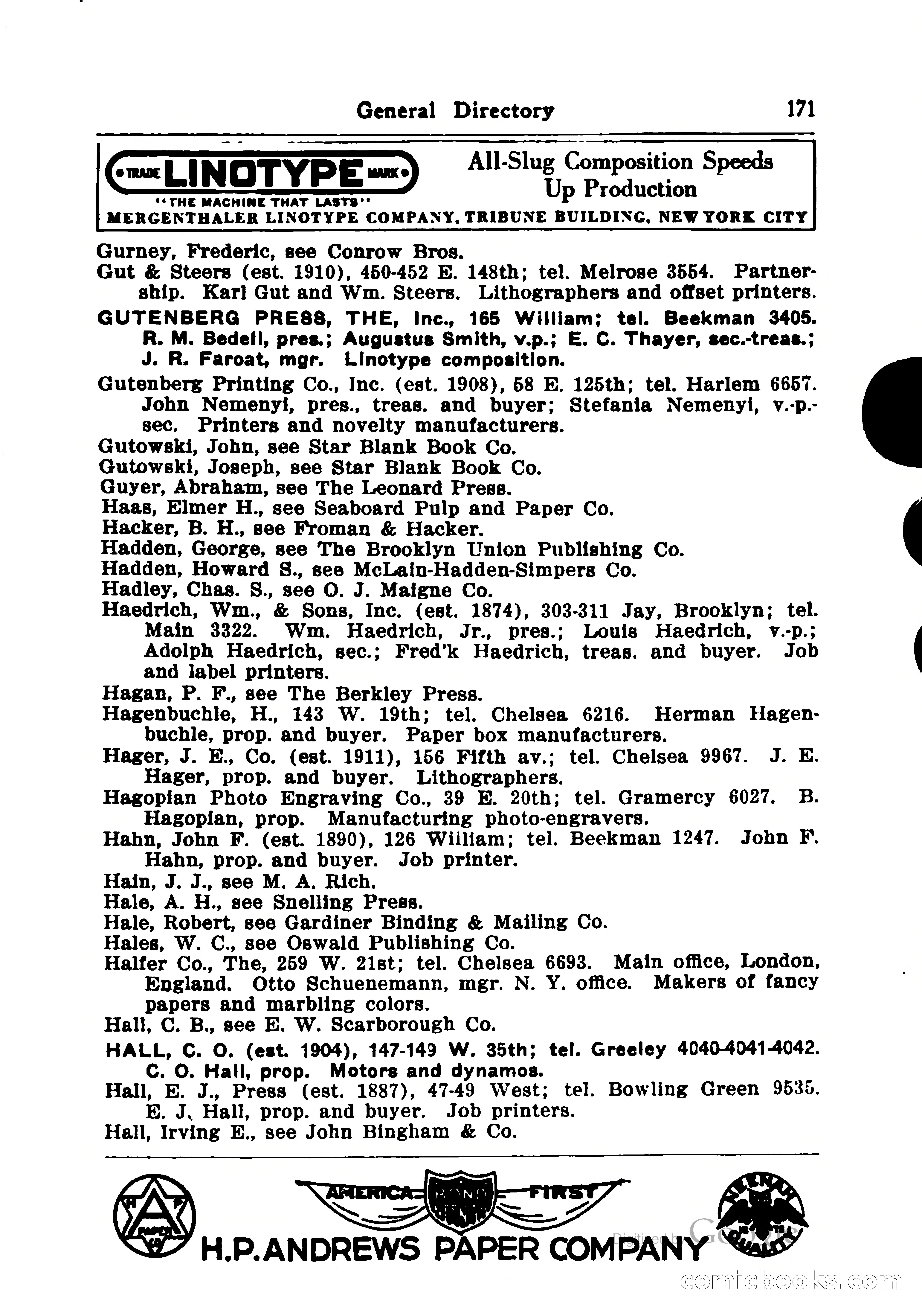 Printing Trades Blue Book — page 189 of 398