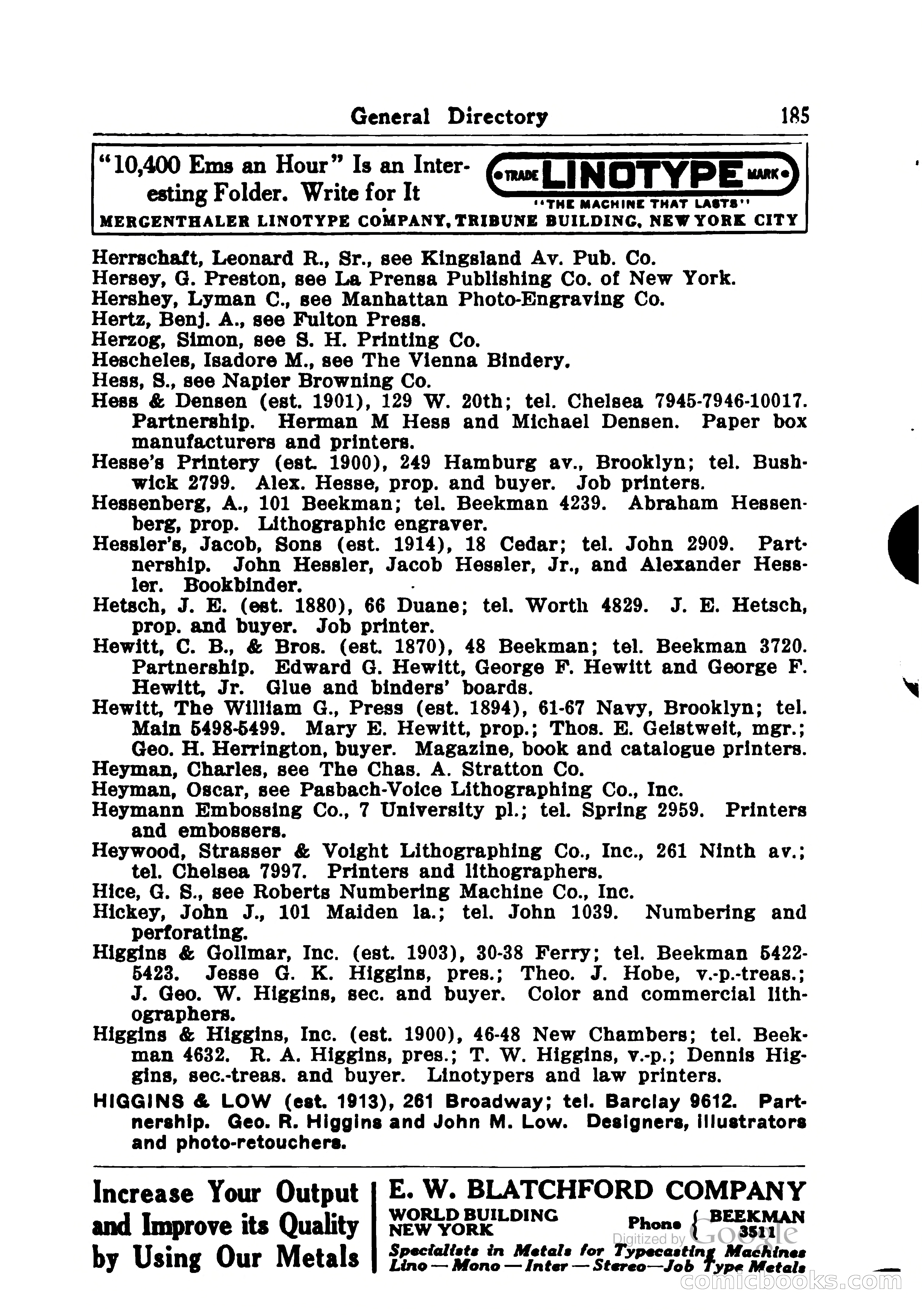 Printing Trades Blue Book — page 205 of 398