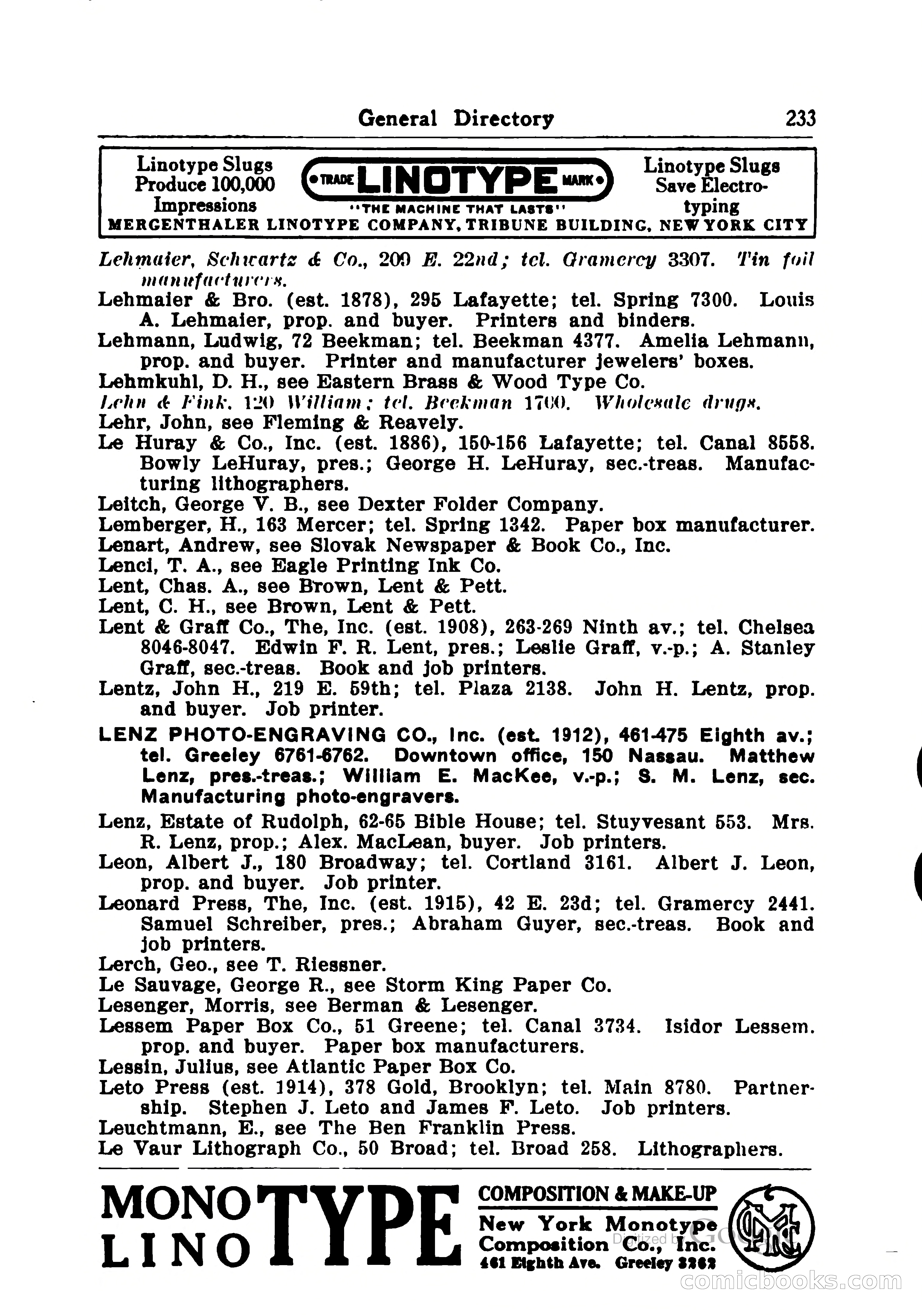 Printing Trades Blue Book — page 261 of 398