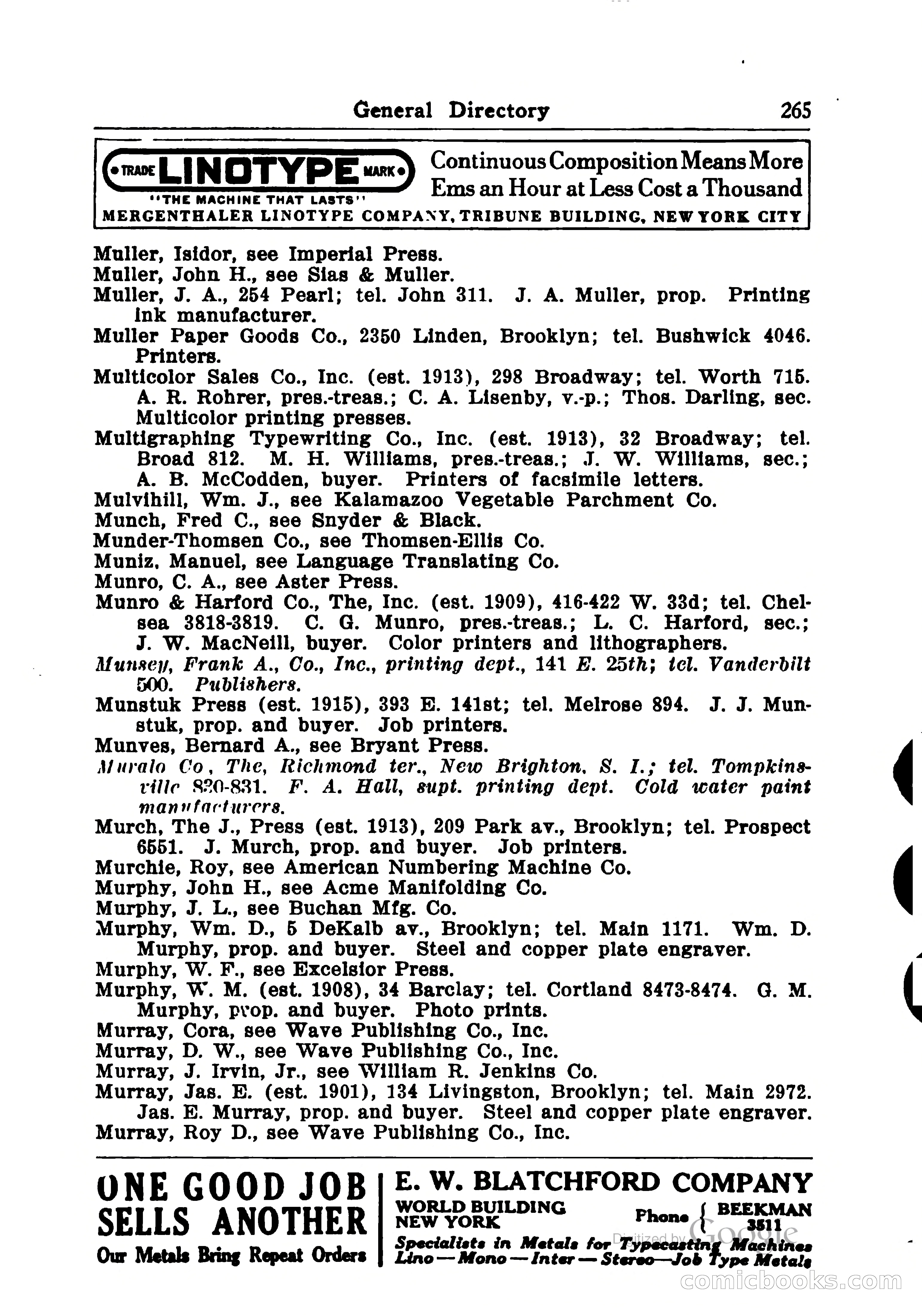 Printing Trades Blue Book — page 293 of 398