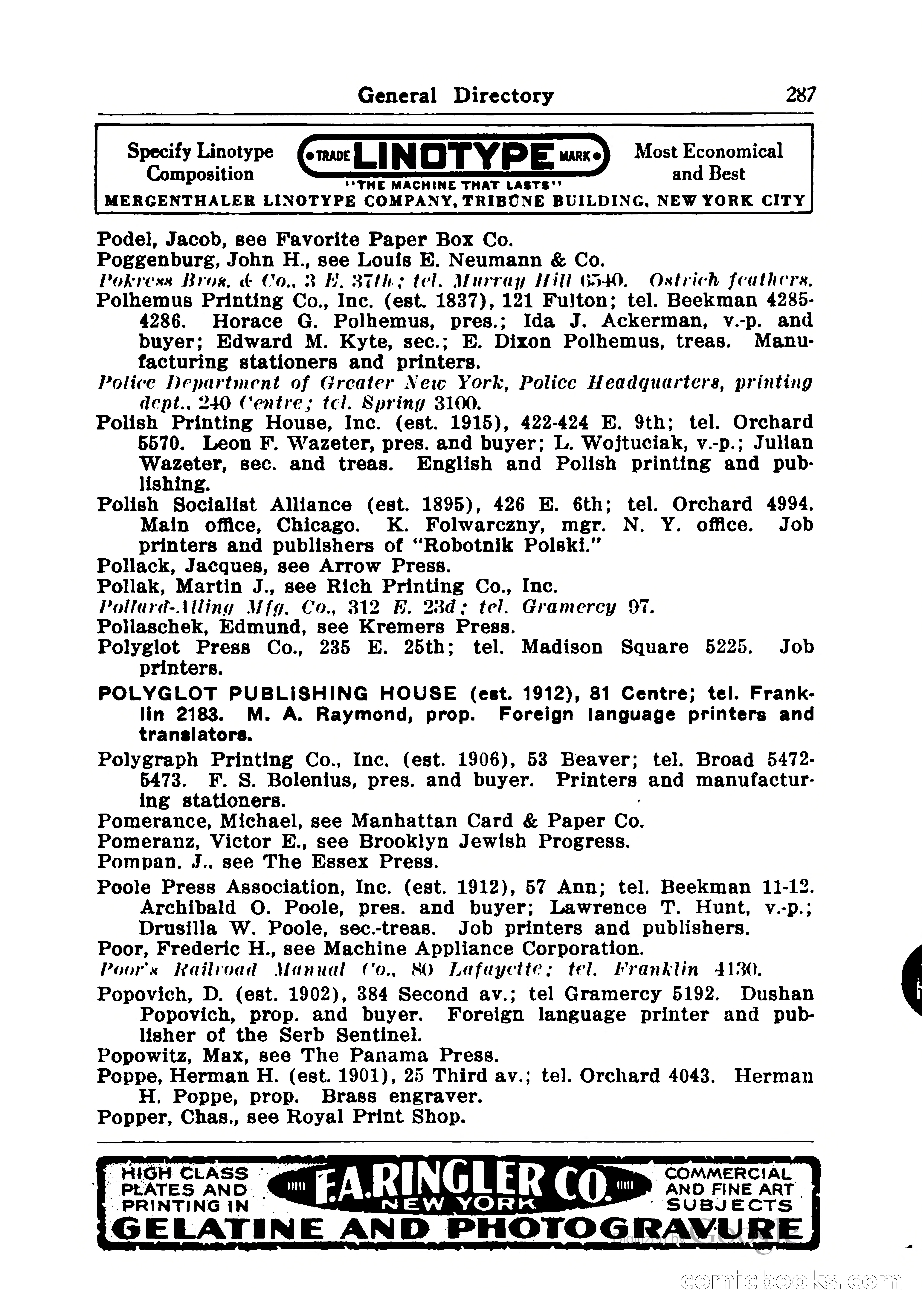 Printing Trades Blue Book — page 315 of 398