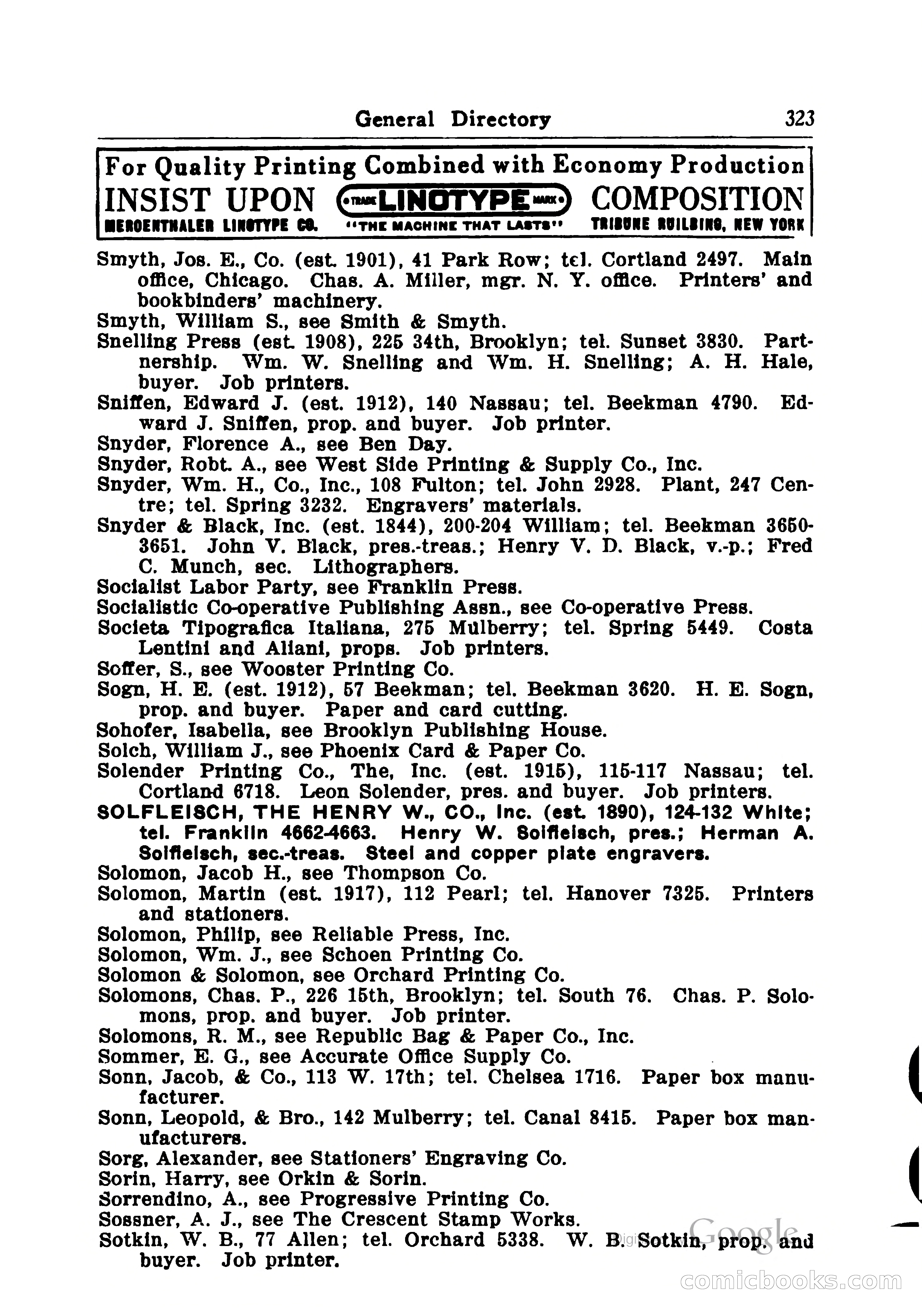 Printing Trades Blue Book — page 353 of 398
