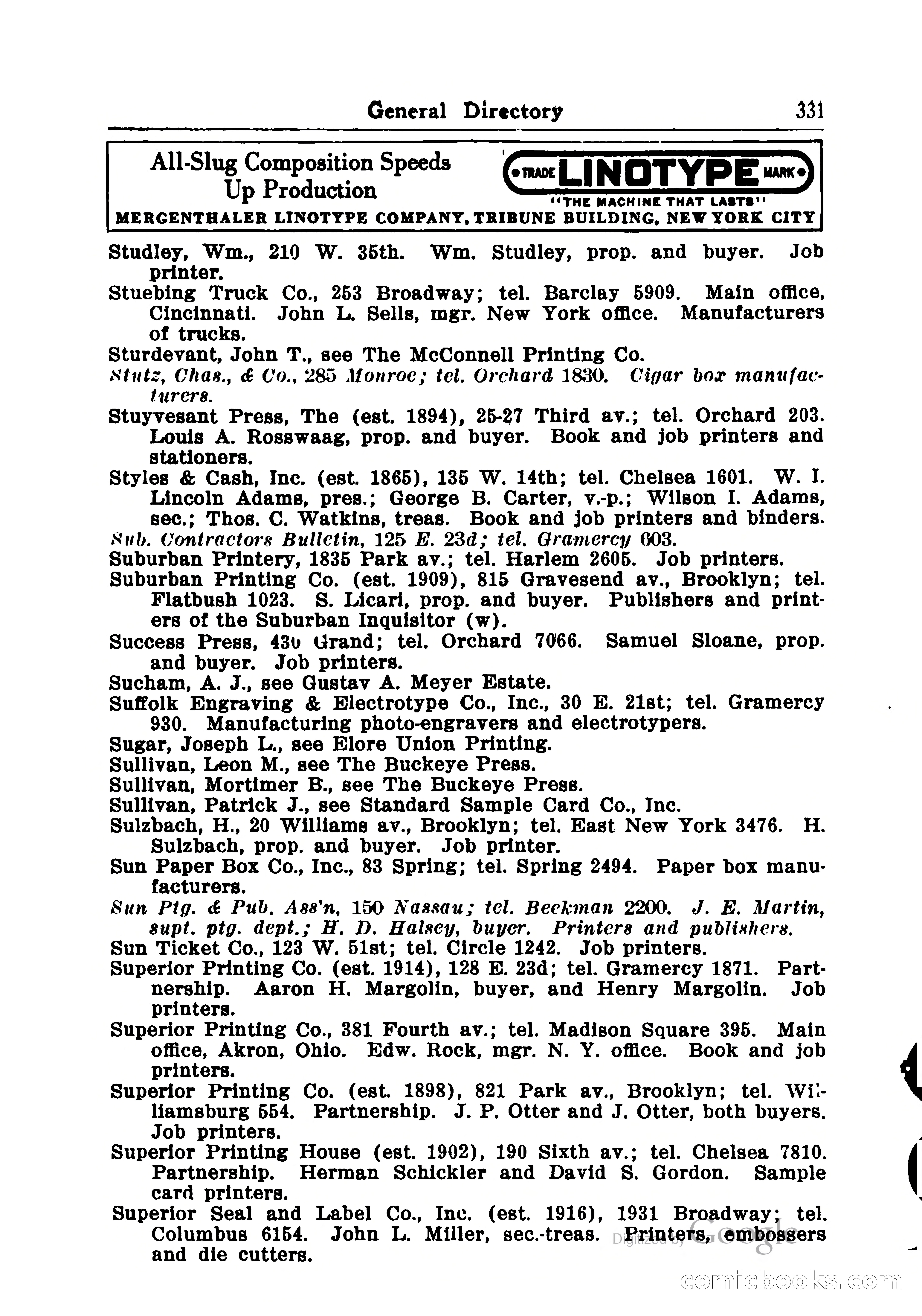 Printing Trades Blue Book — page 361 of 398