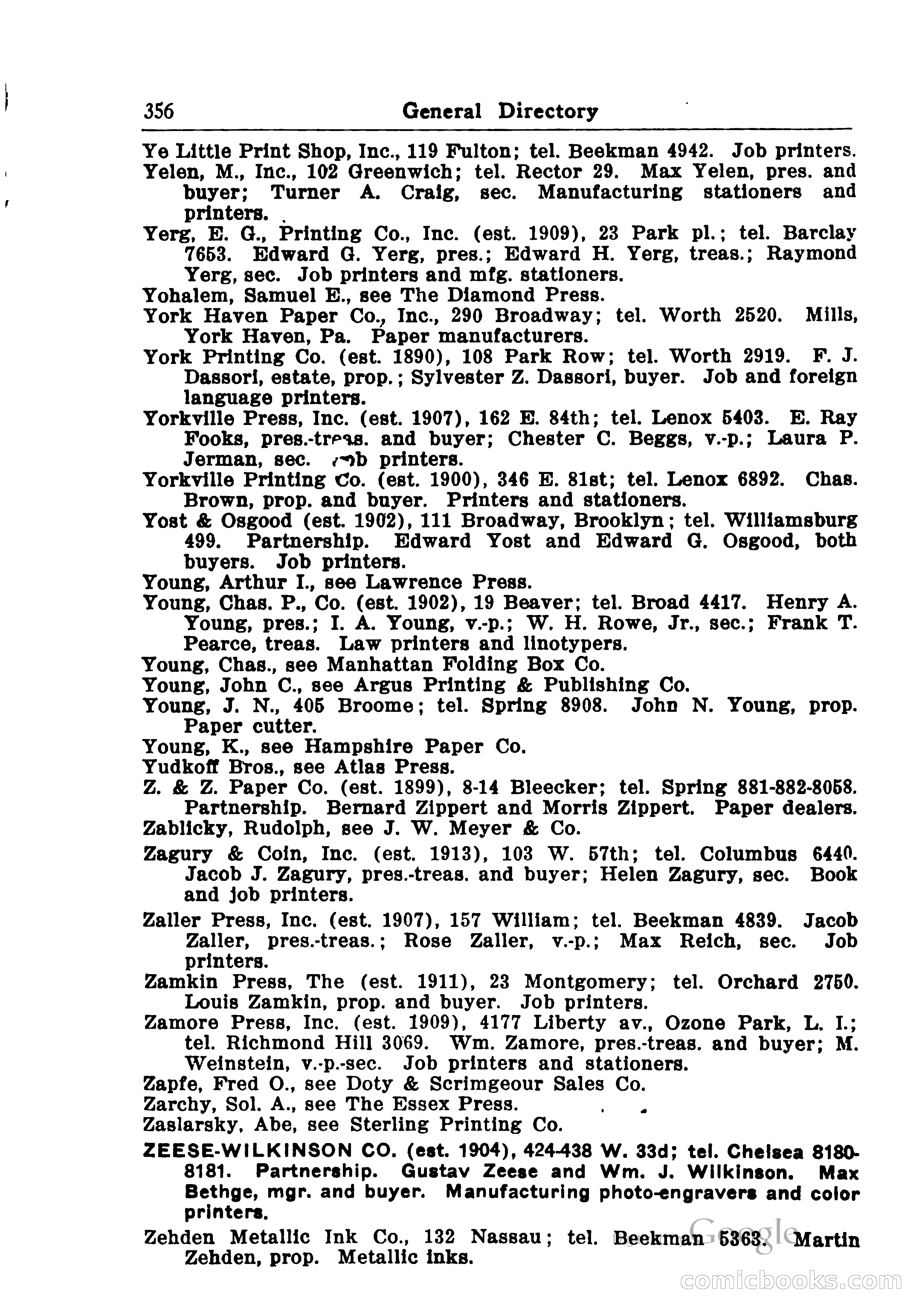 Printing Trades Blue Book — page 386 of 398