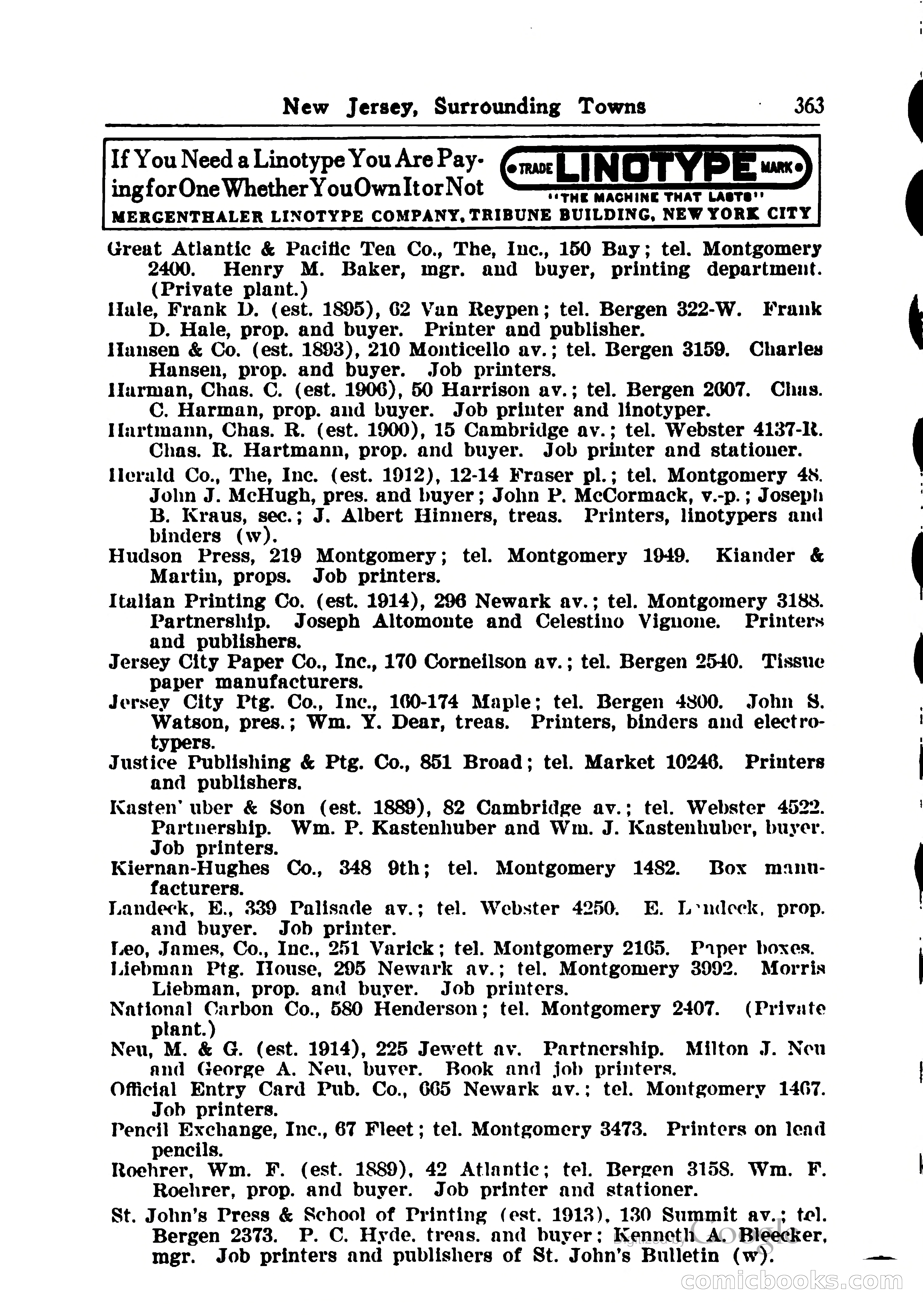 Printing Trades Blue Book — page 393 of 398
