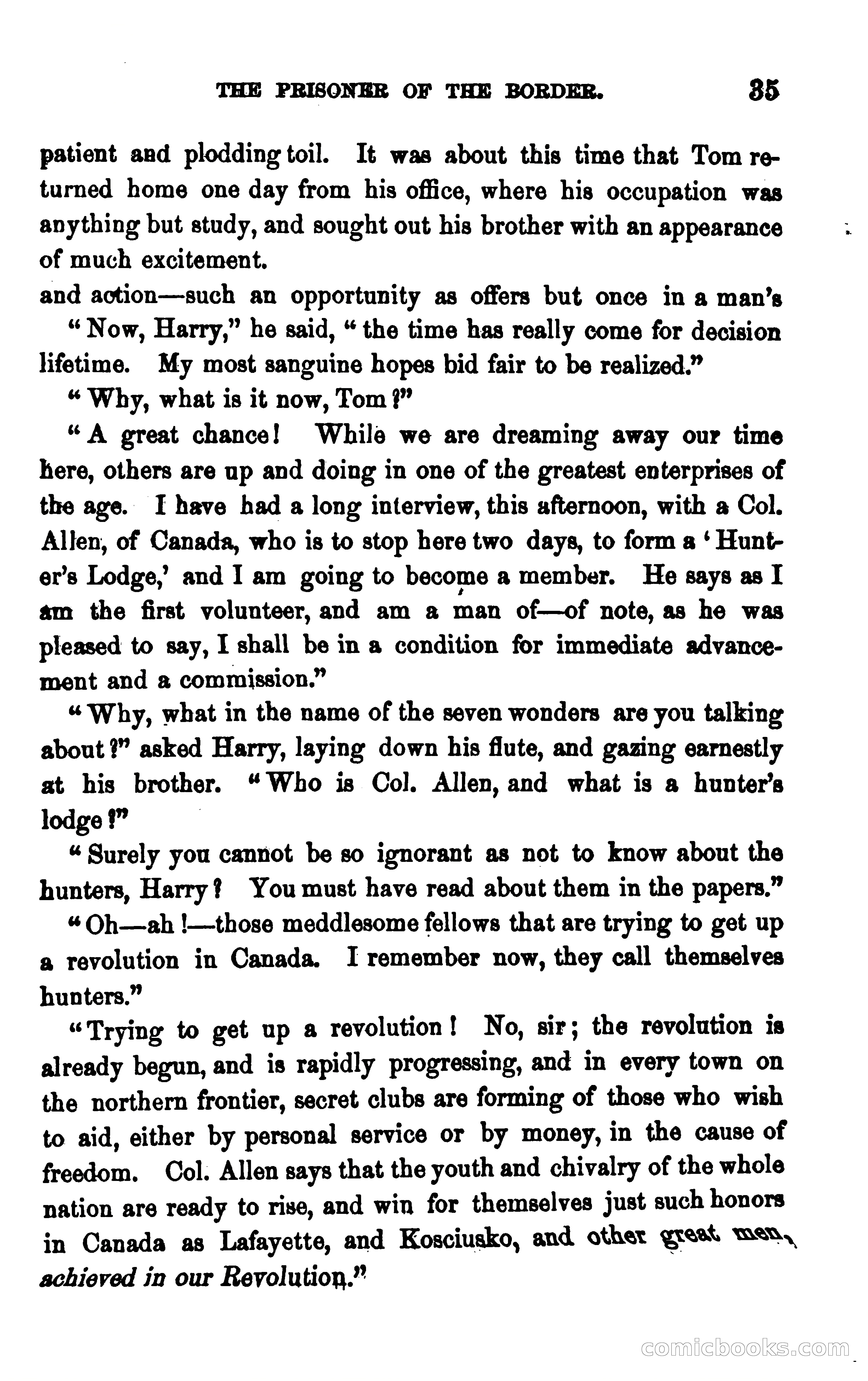 The Prisoner of the Border: A Tale of 1838 — page 46 of 394