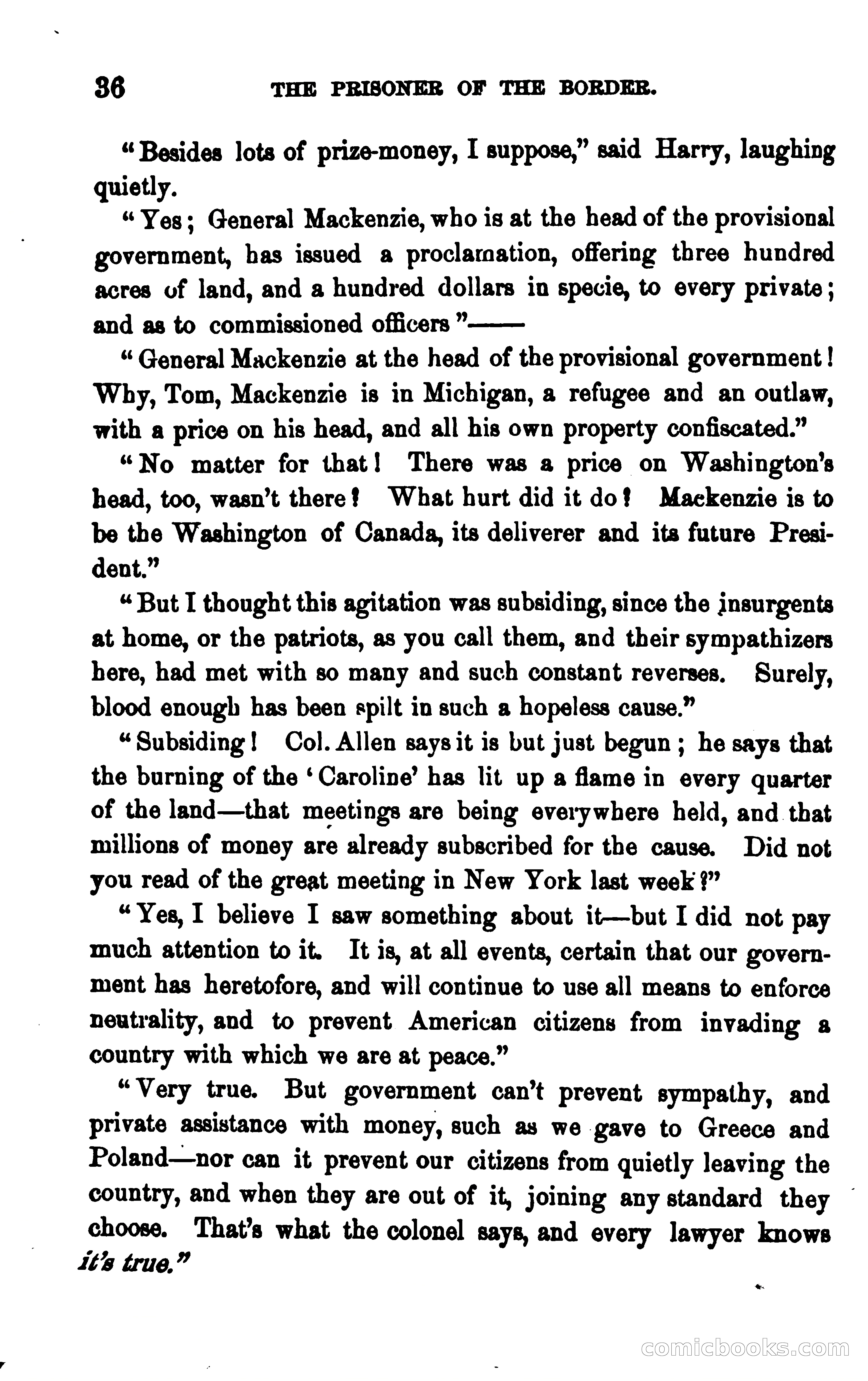 The Prisoner of the Border: A Tale of 1838 — page 47 of 394