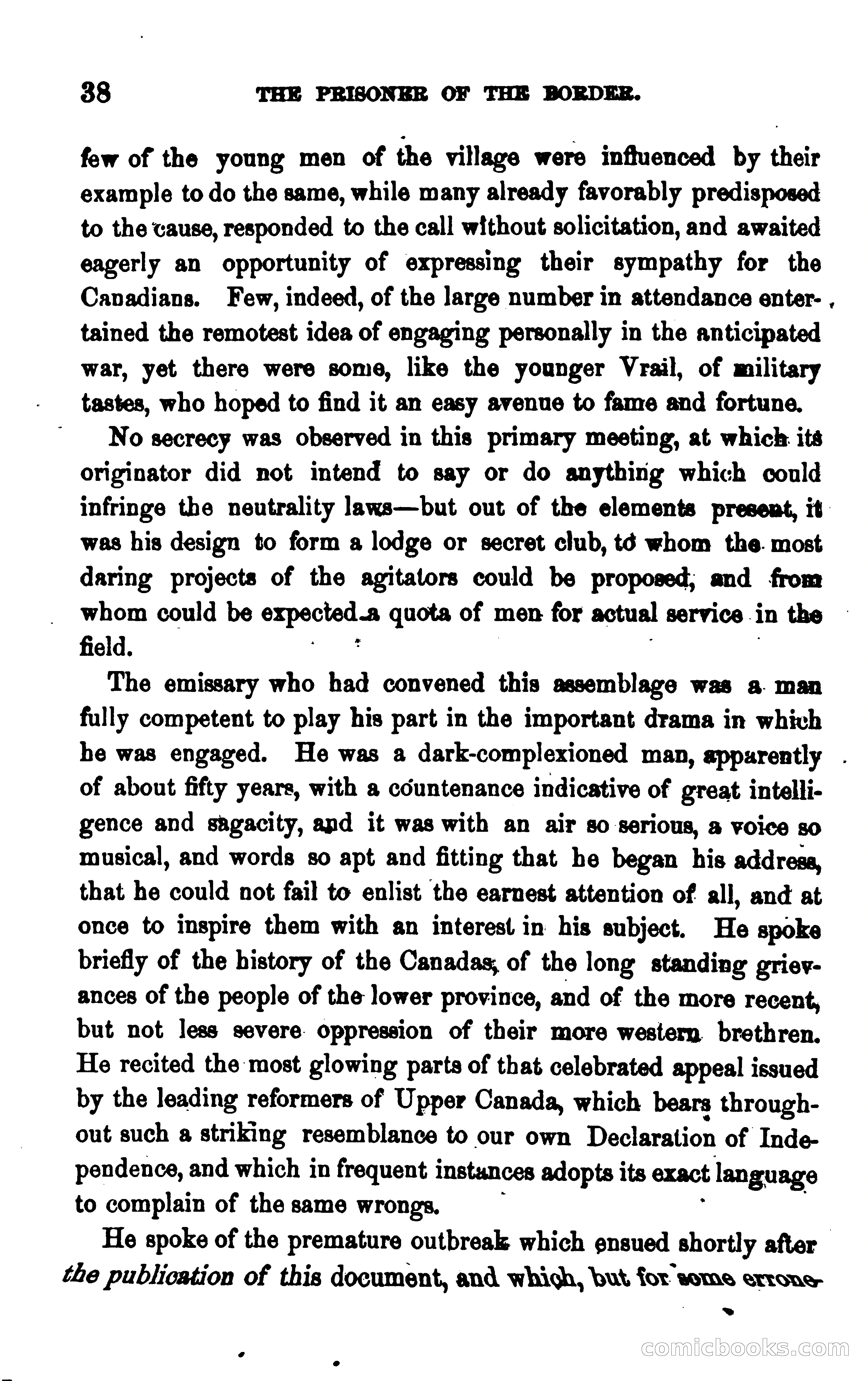 The Prisoner of the Border: A Tale of 1838 — page 49 of 394