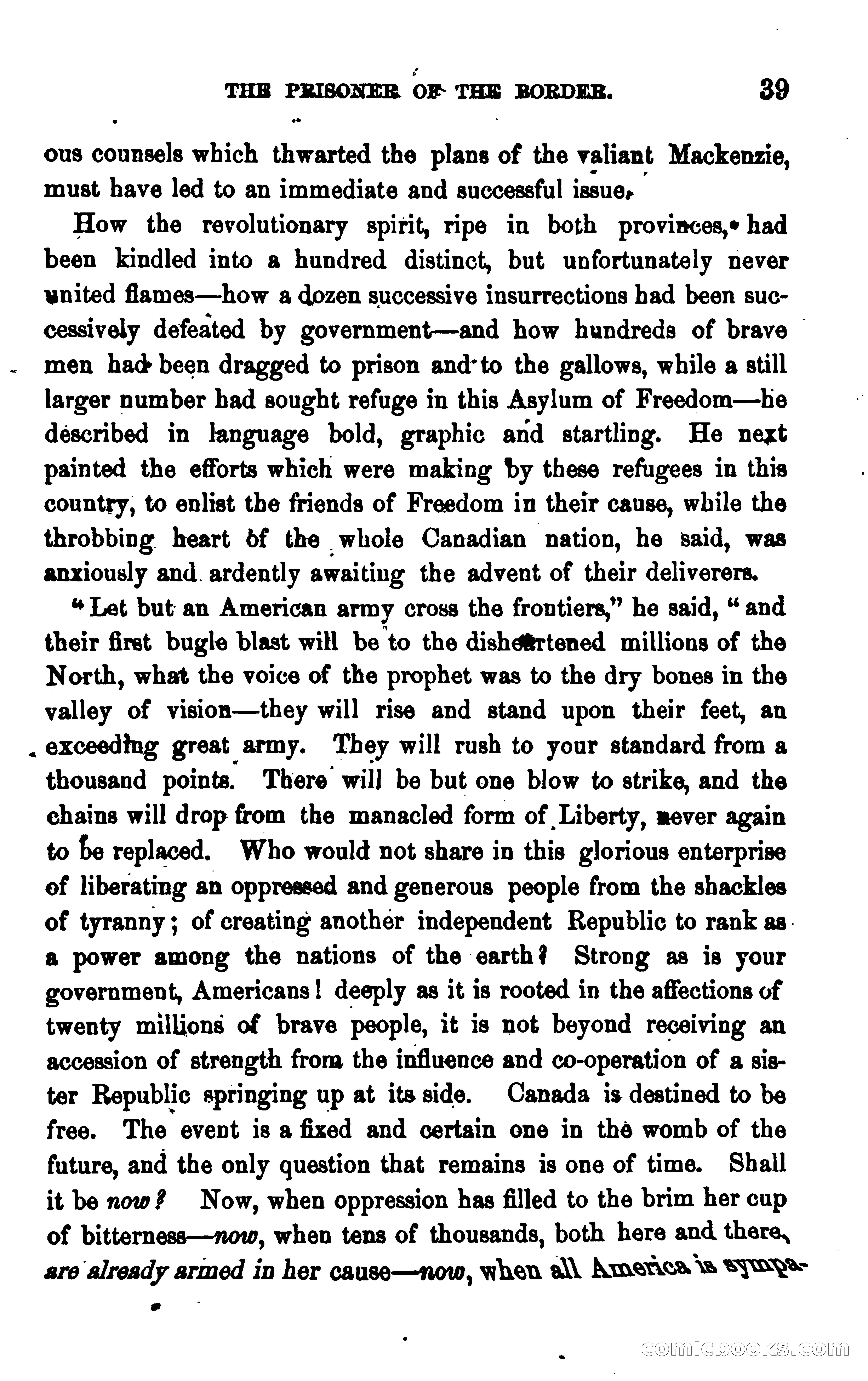 The Prisoner of the Border: A Tale of 1838 — page 50 of 394