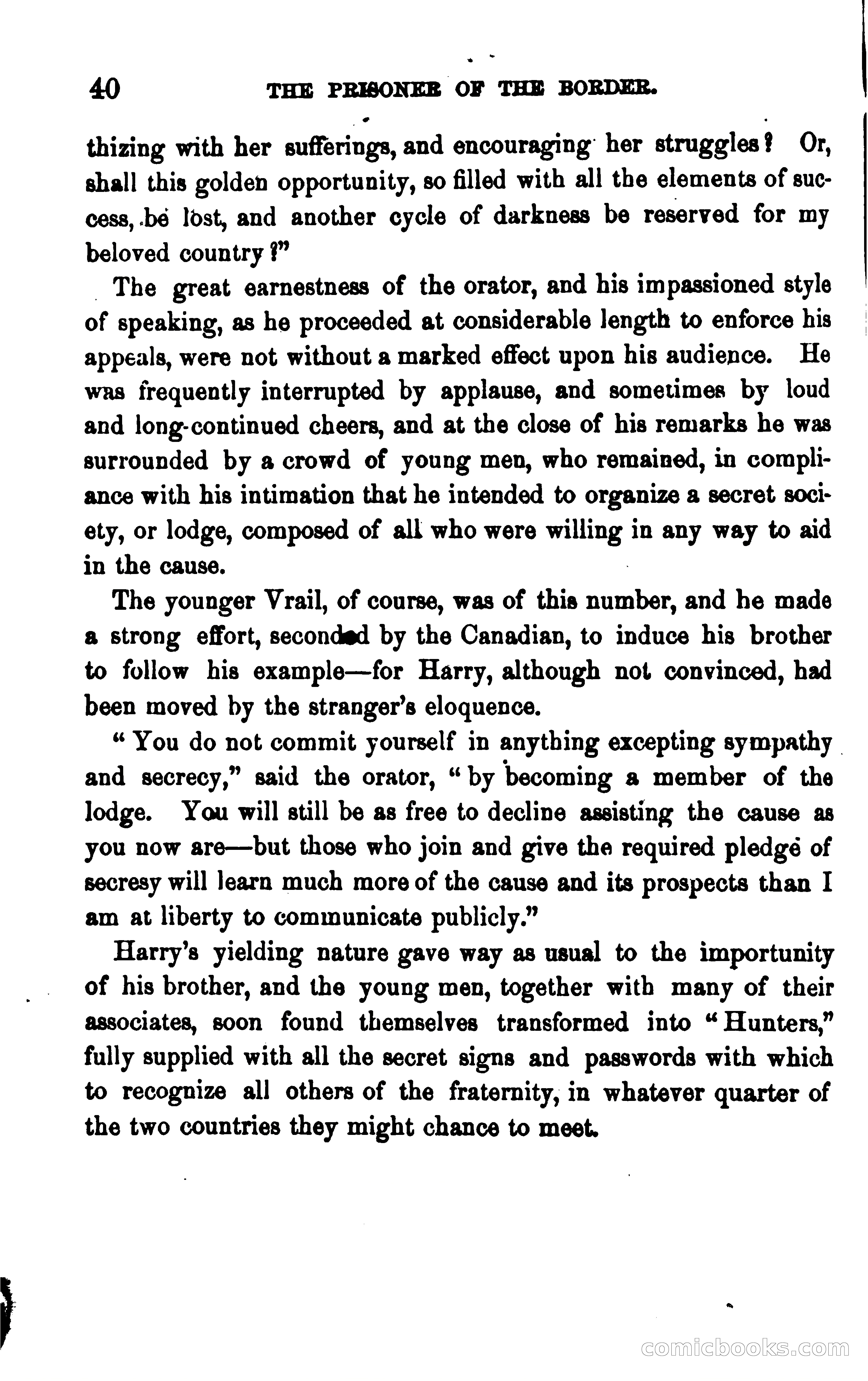 The Prisoner of the Border: A Tale of 1838 — page 51 of 394