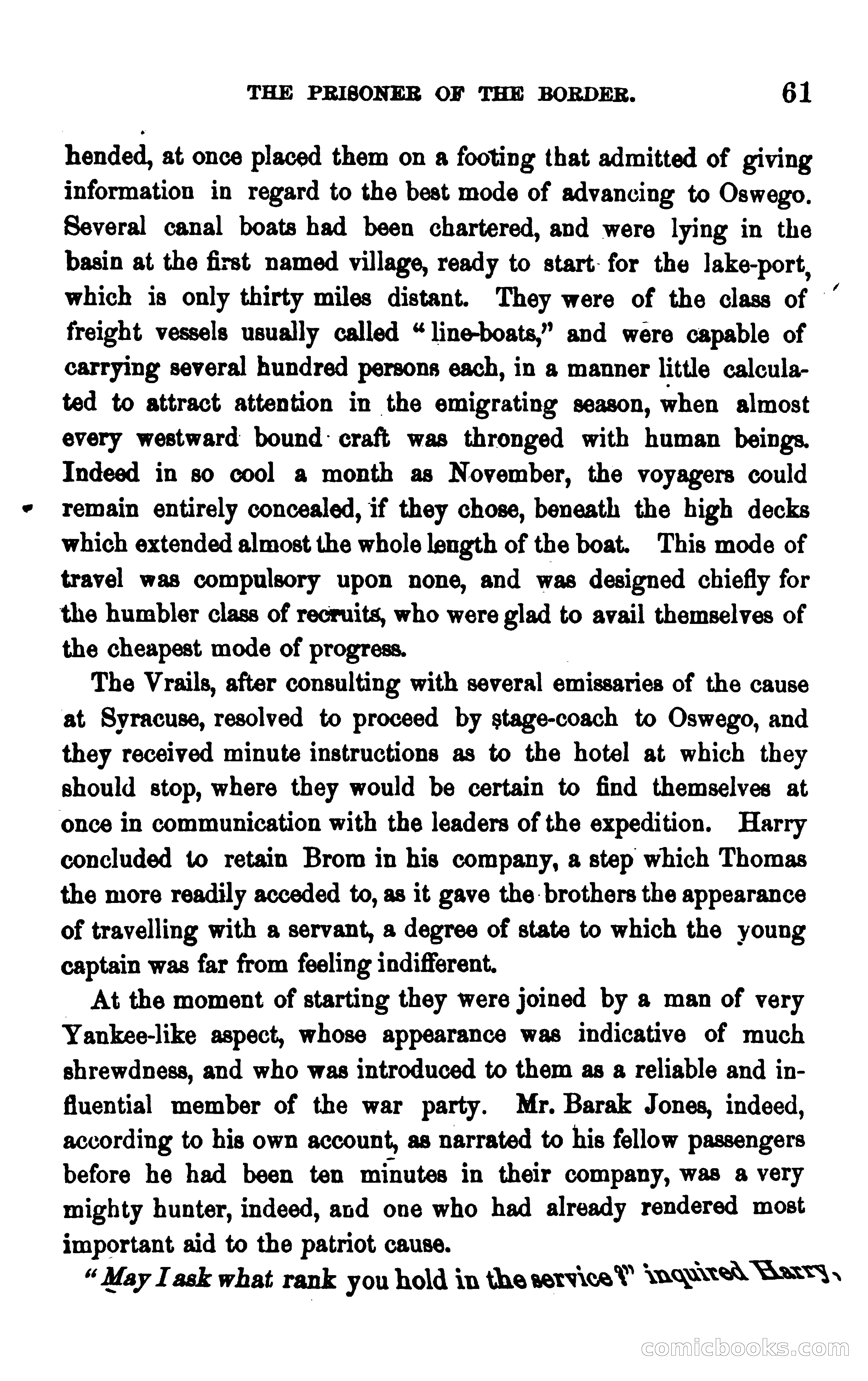 The Prisoner of the Border: A Tale of 1838 — page 72 of 394
