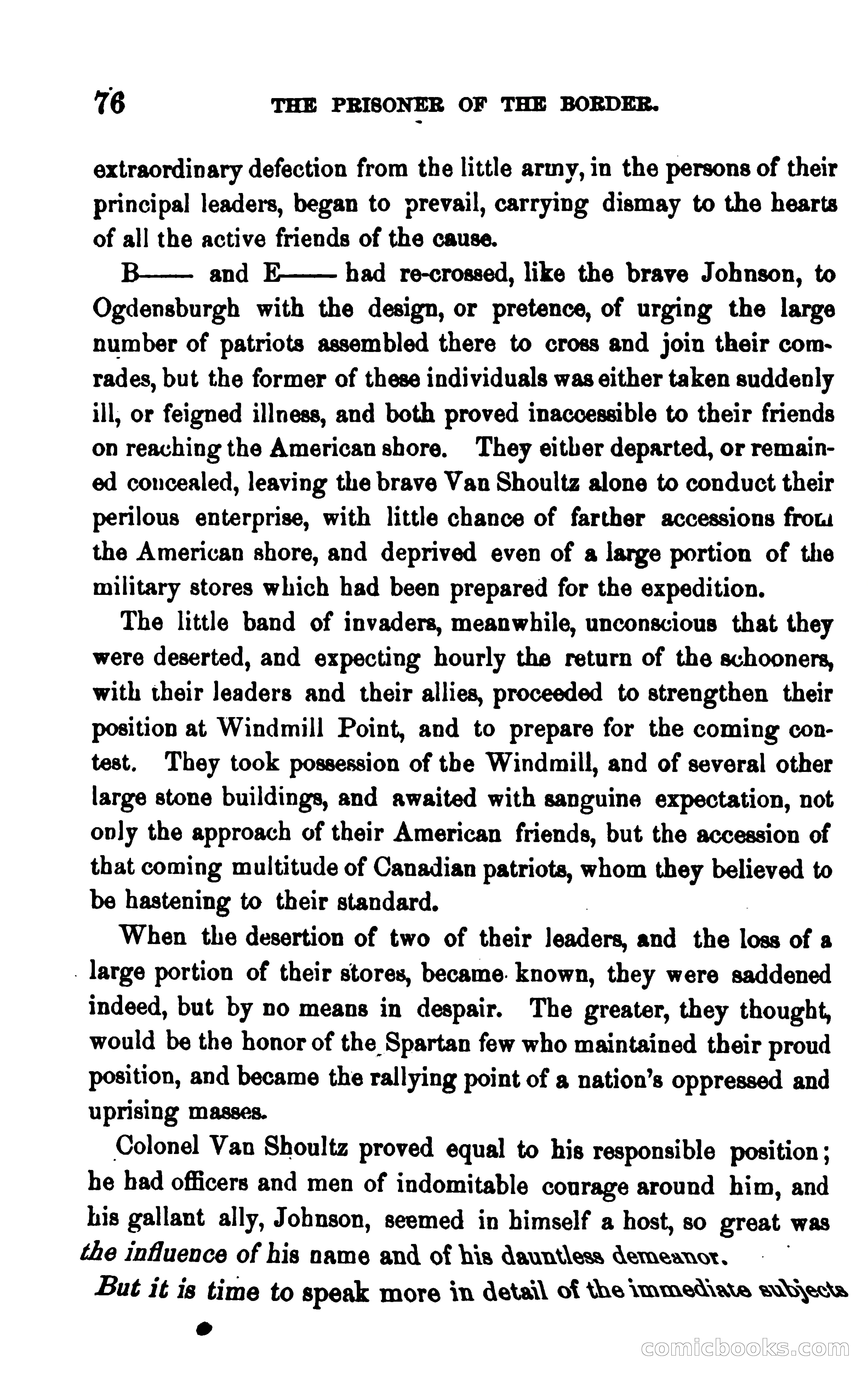 The Prisoner of the Border: A Tale of 1838 — page 87 of 394