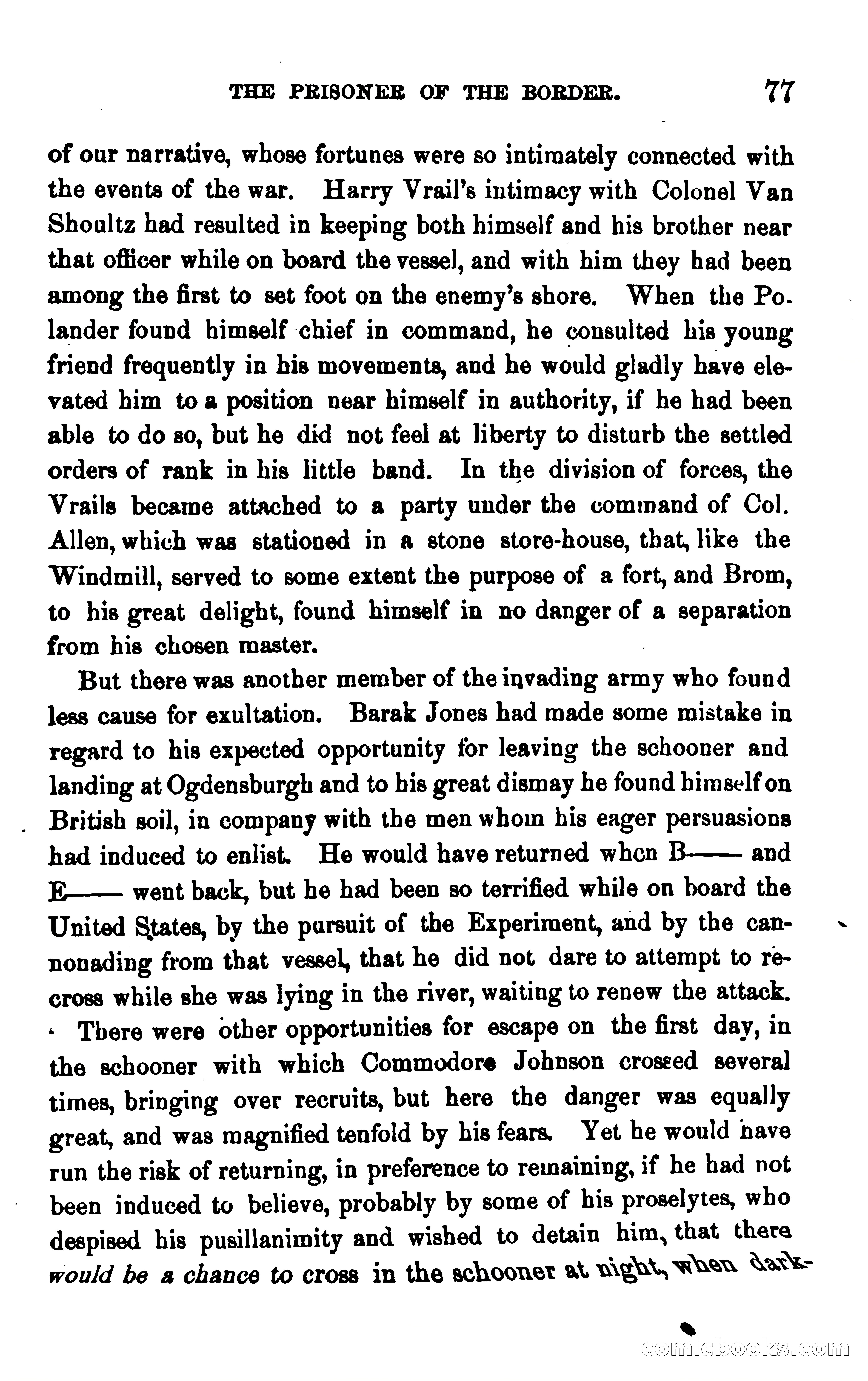 The Prisoner of the Border: A Tale of 1838 — page 88 of 394