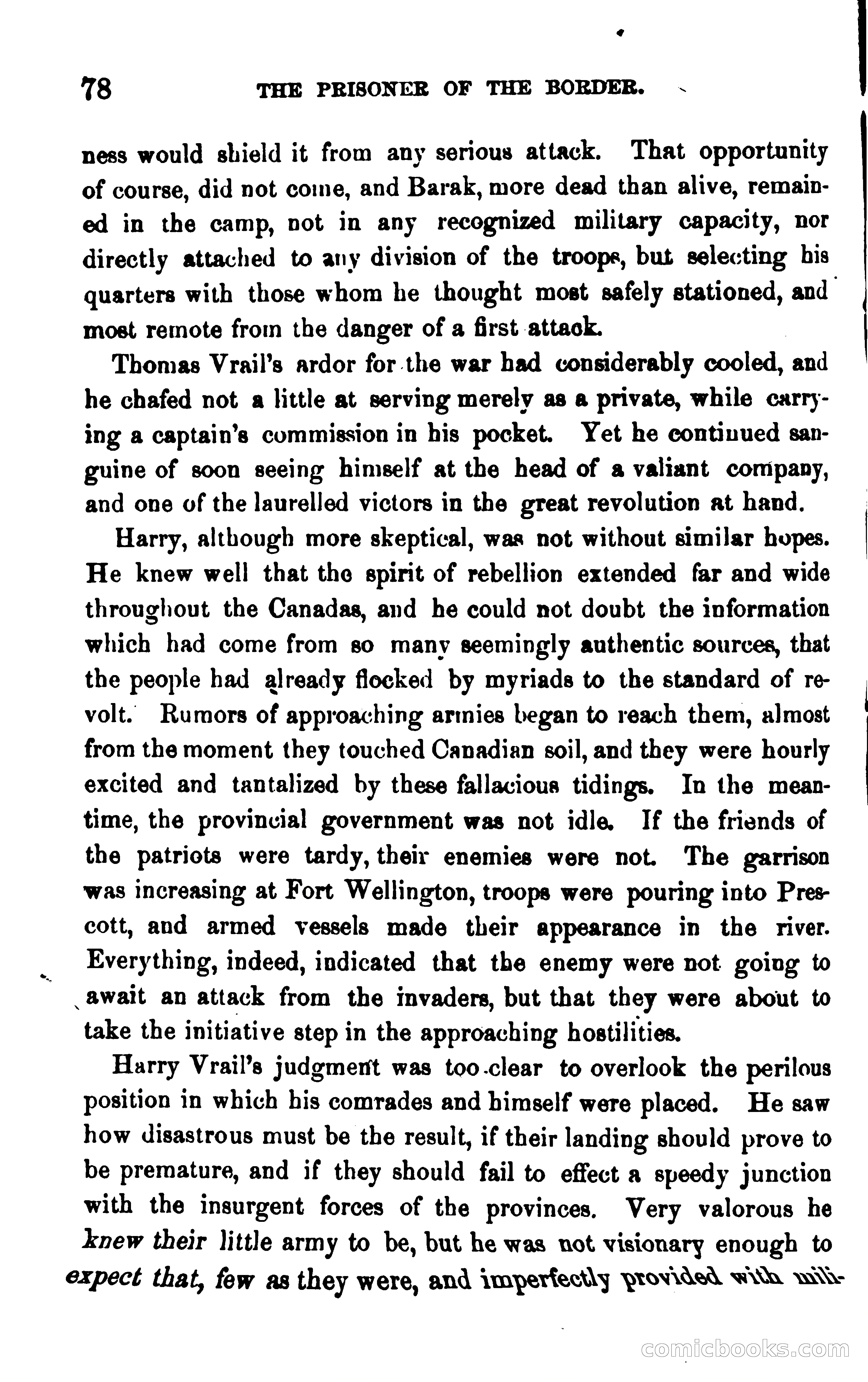 The Prisoner of the Border: A Tale of 1838 — page 89 of 394