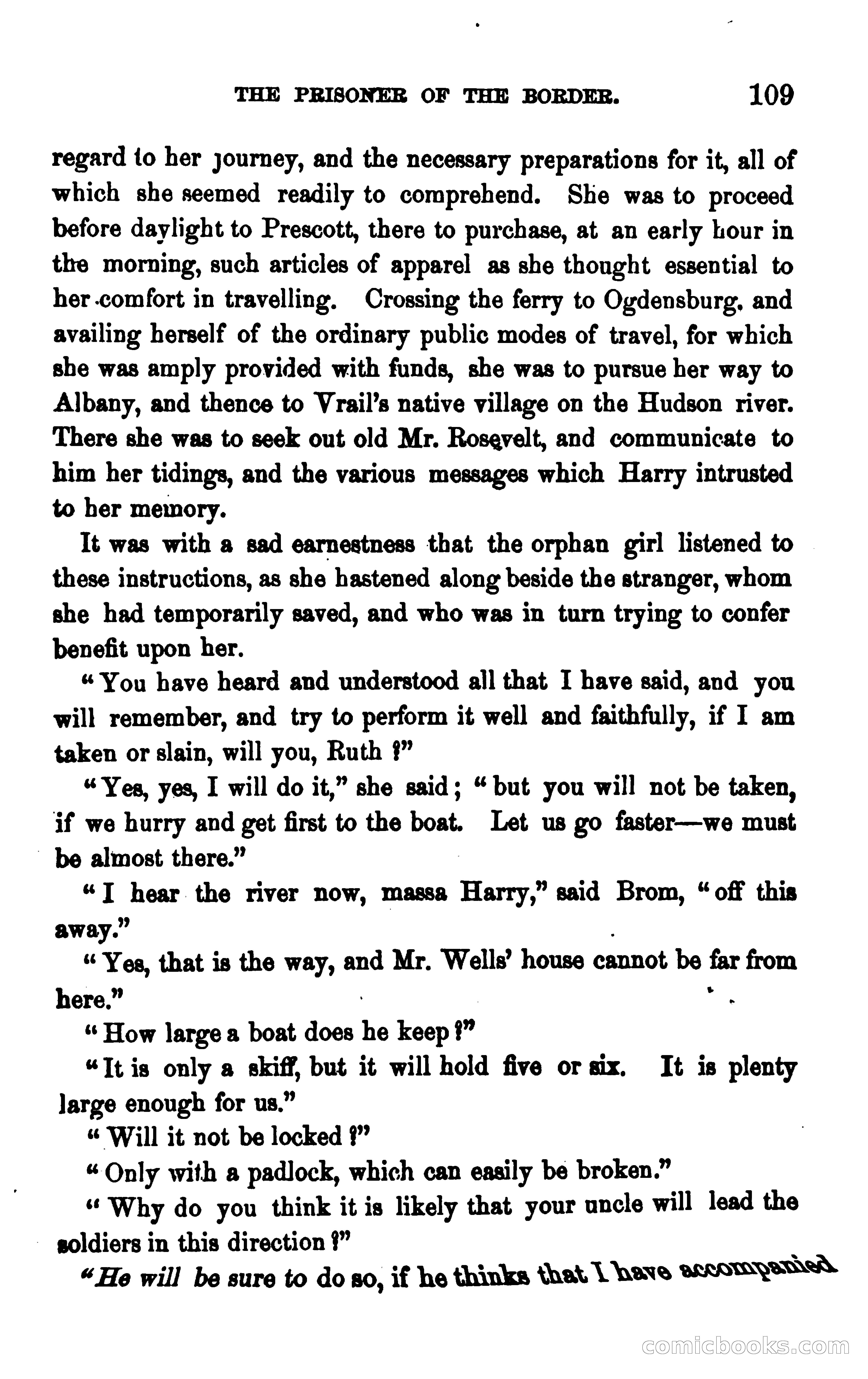 The Prisoner of the Border: A Tale of 1838 — page 122 of 394
