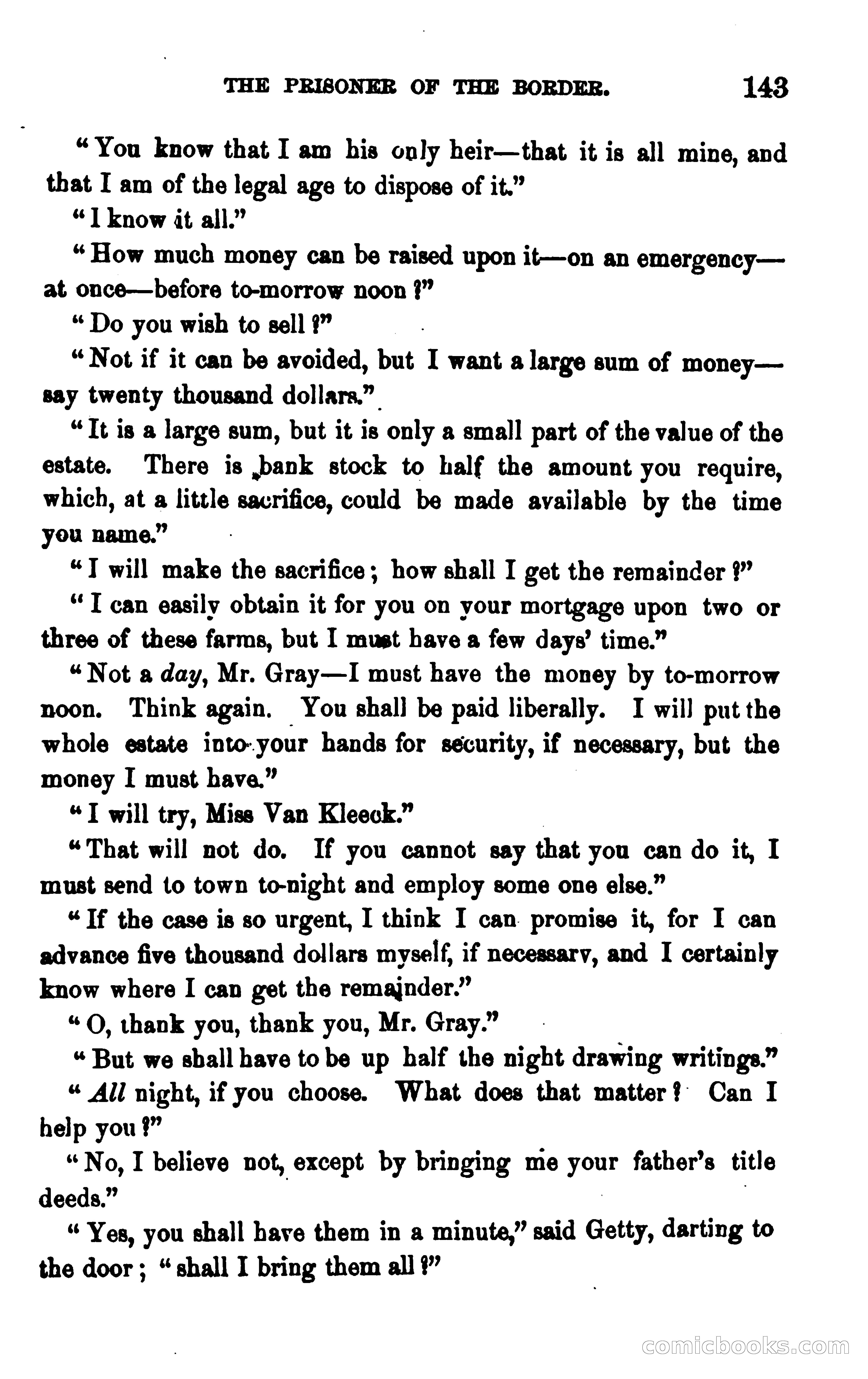 The Prisoner of the Border: A Tale of 1838 — page 156 of 394