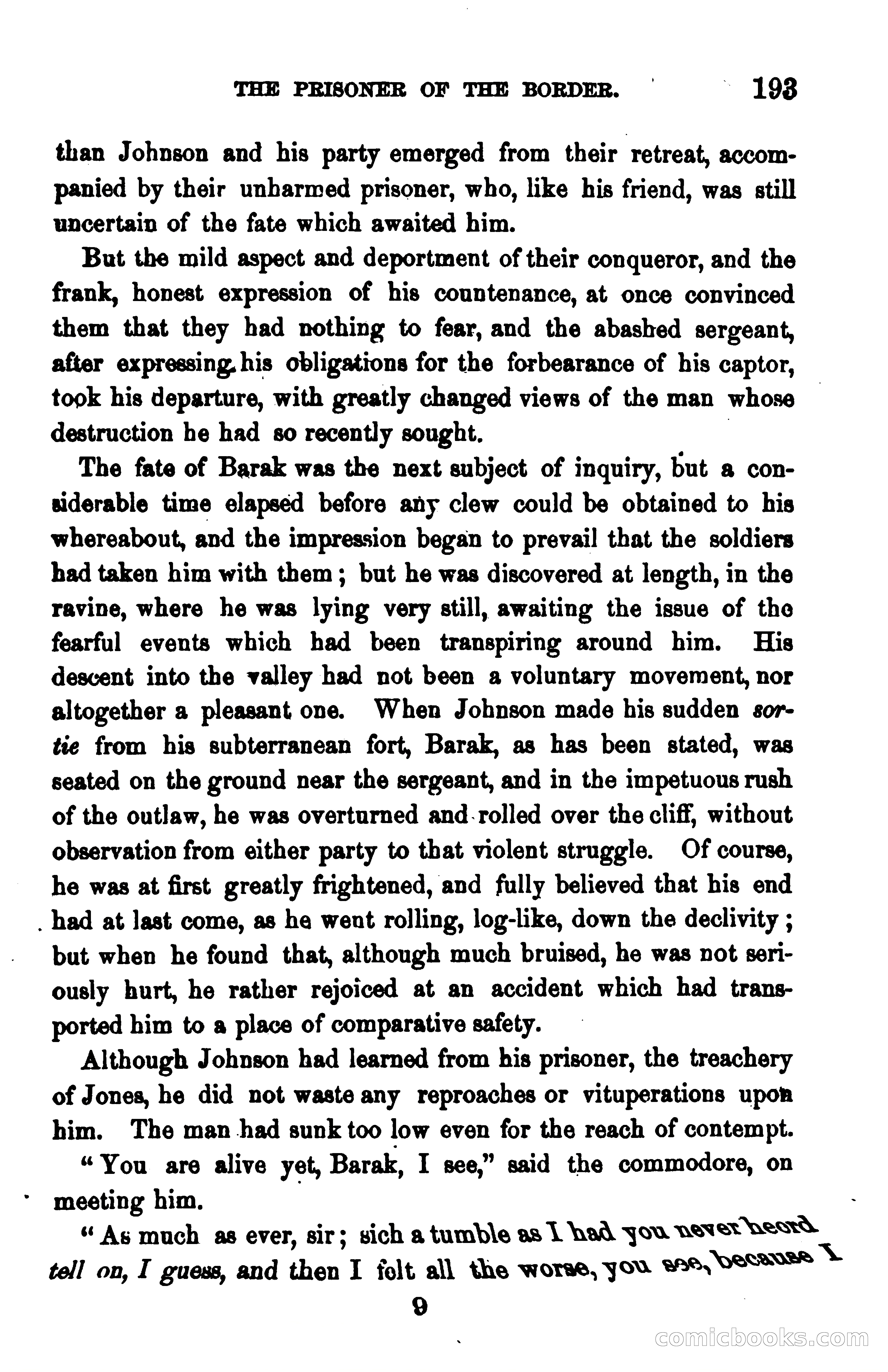 The Prisoner of the Border: A Tale of 1838 — page 206 of 394