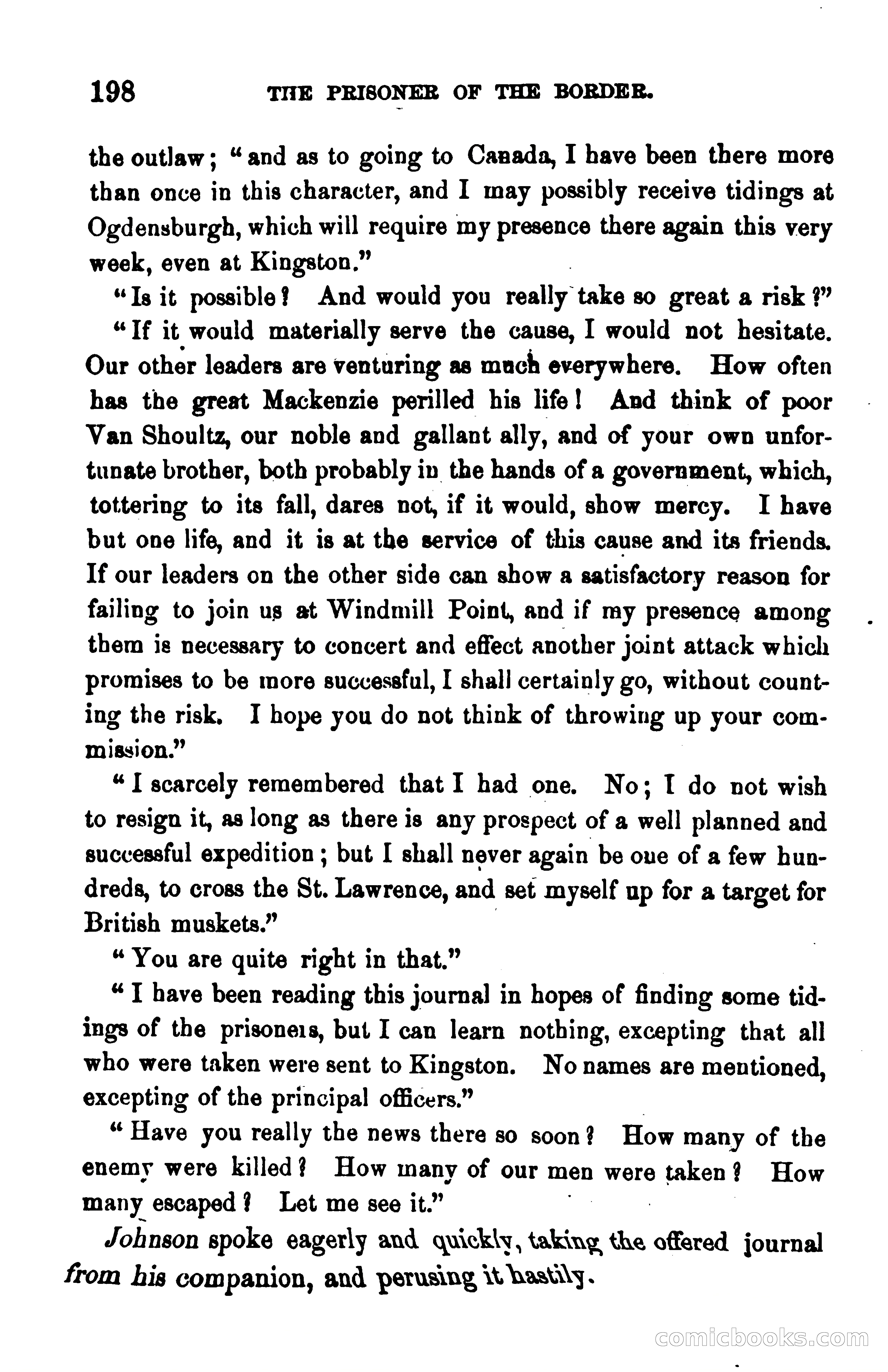 The Prisoner of the Border: A Tale of 1838 — page 211 of 394