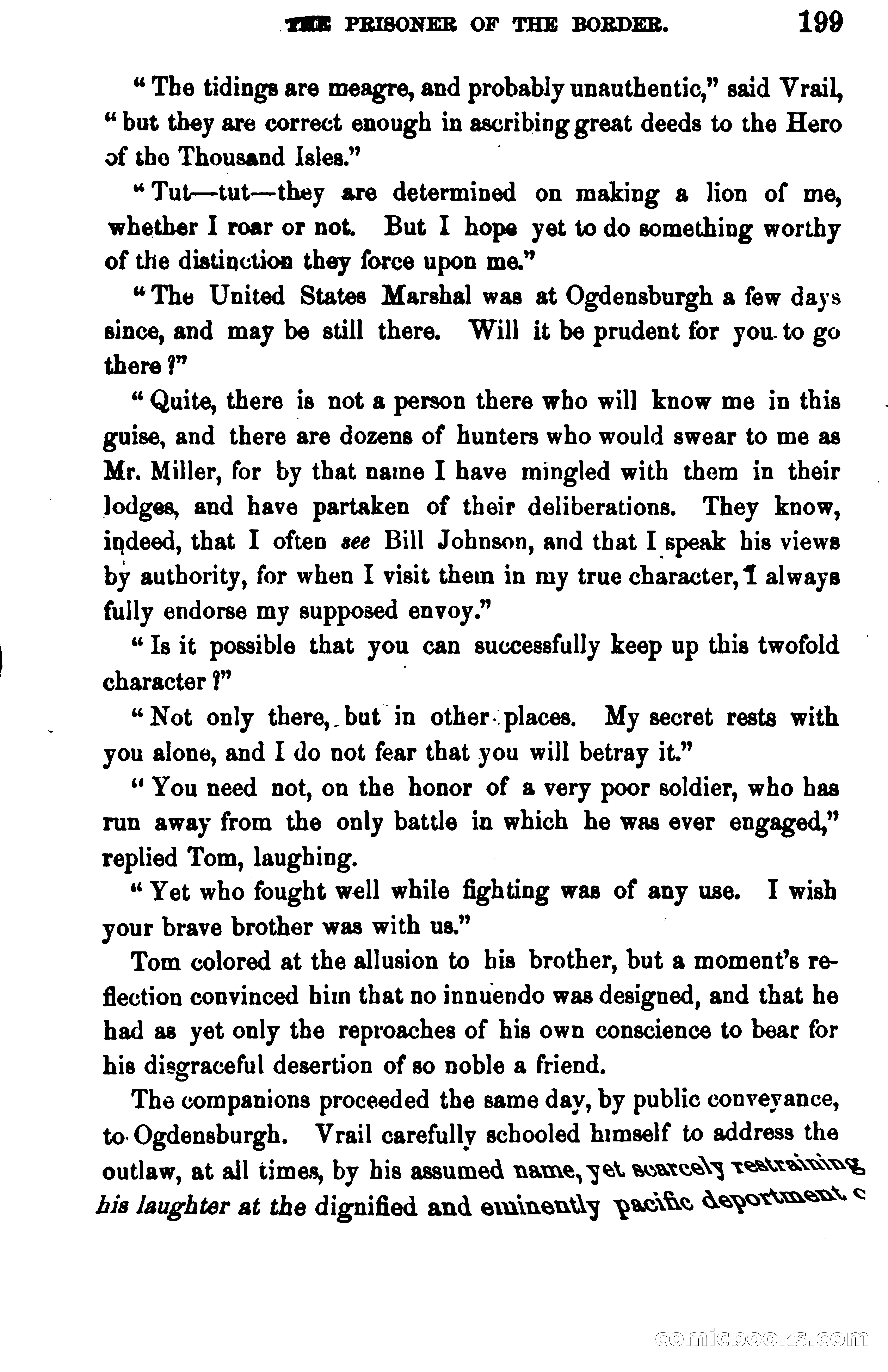The Prisoner of the Border: A Tale of 1838 — page 212 of 394
